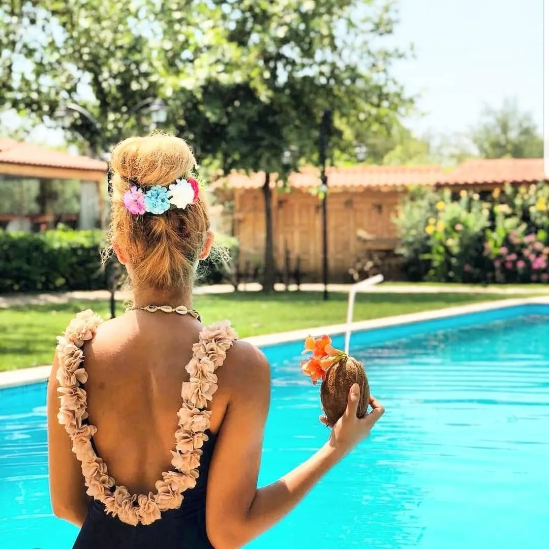 Swimming pool in Mogla Tashan Hotel