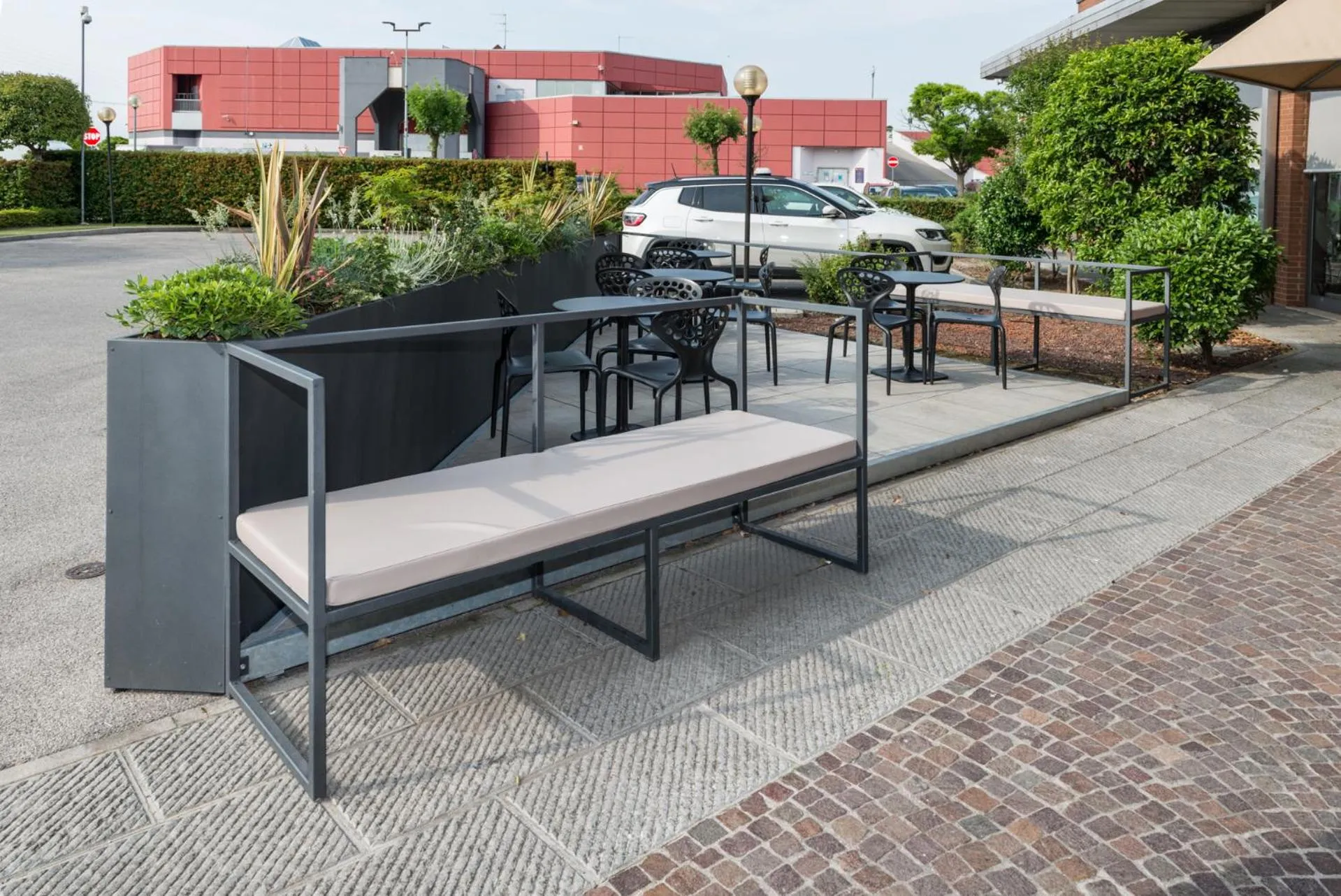 Patio in Point Hotel