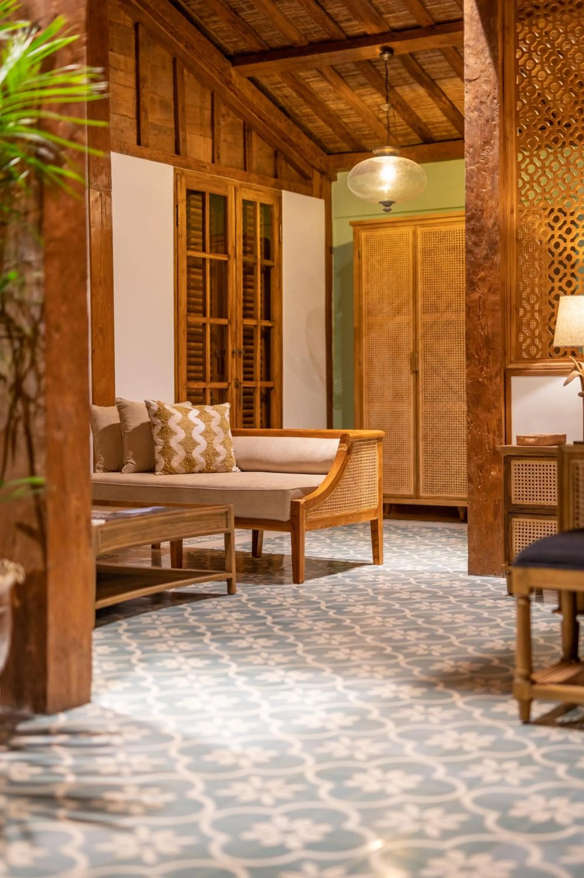 Seating area in Umah Lusa