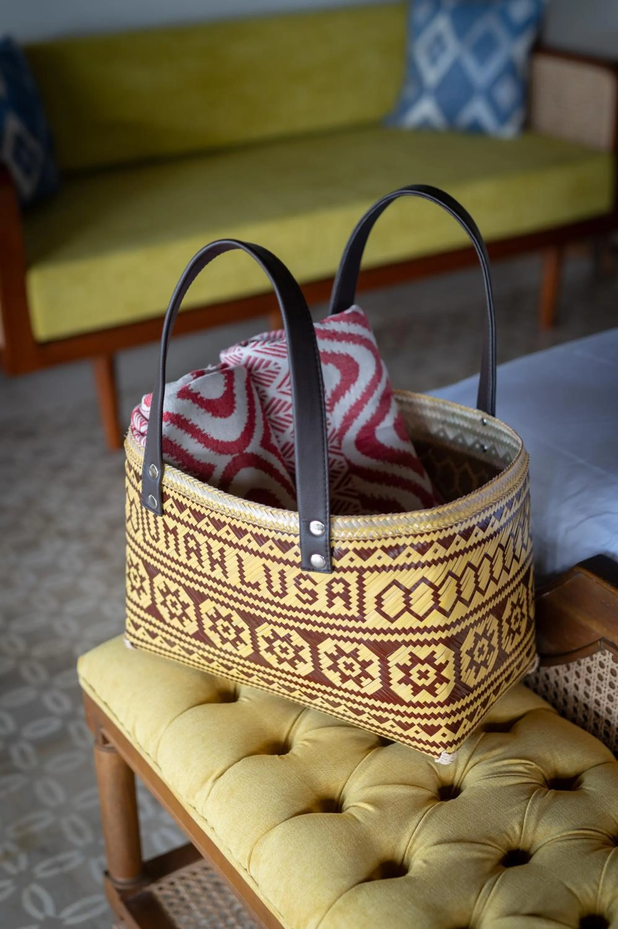 Decorative detail in Umah Lusa