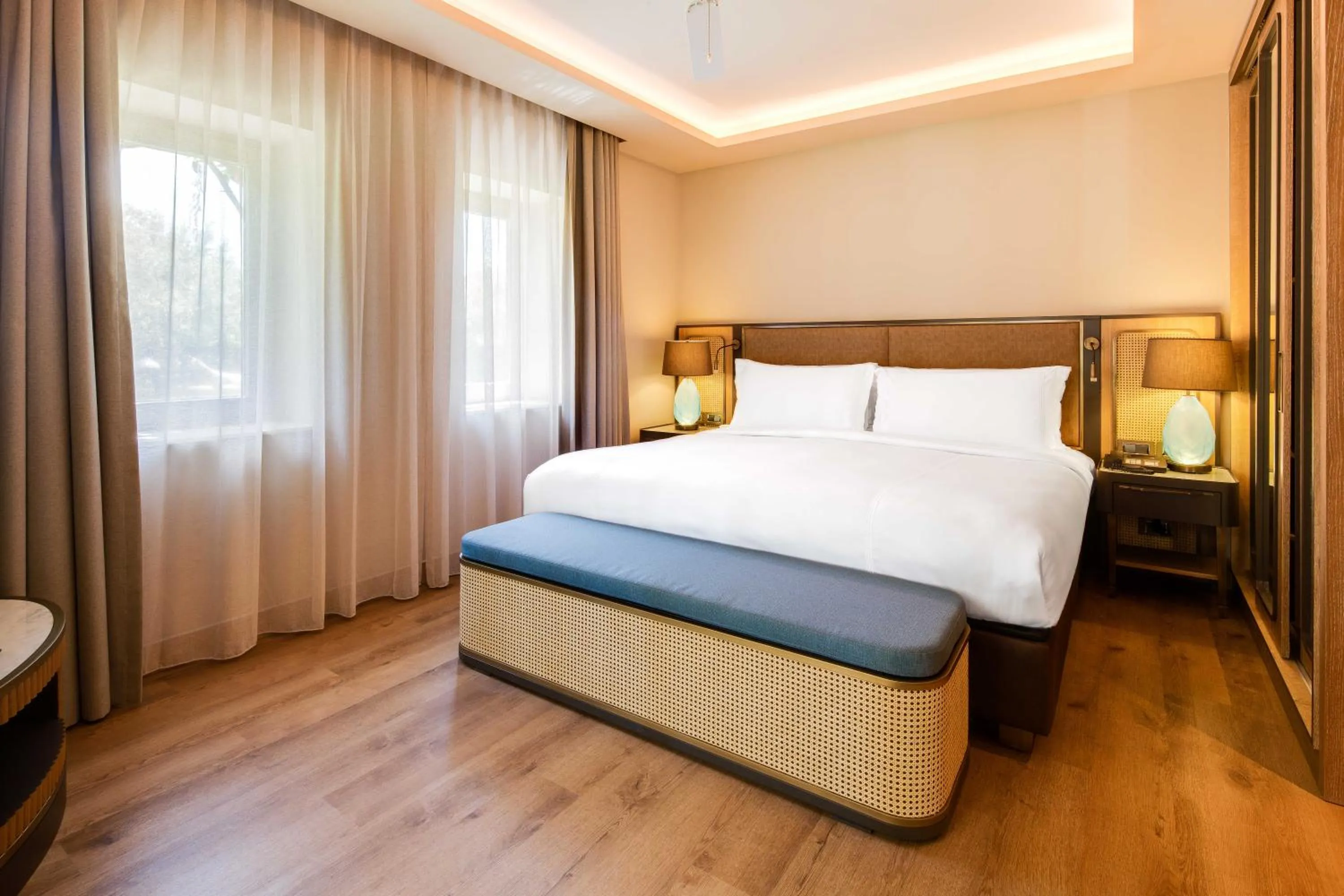 Bedroom, Bed in Divan Bodrum Palmira