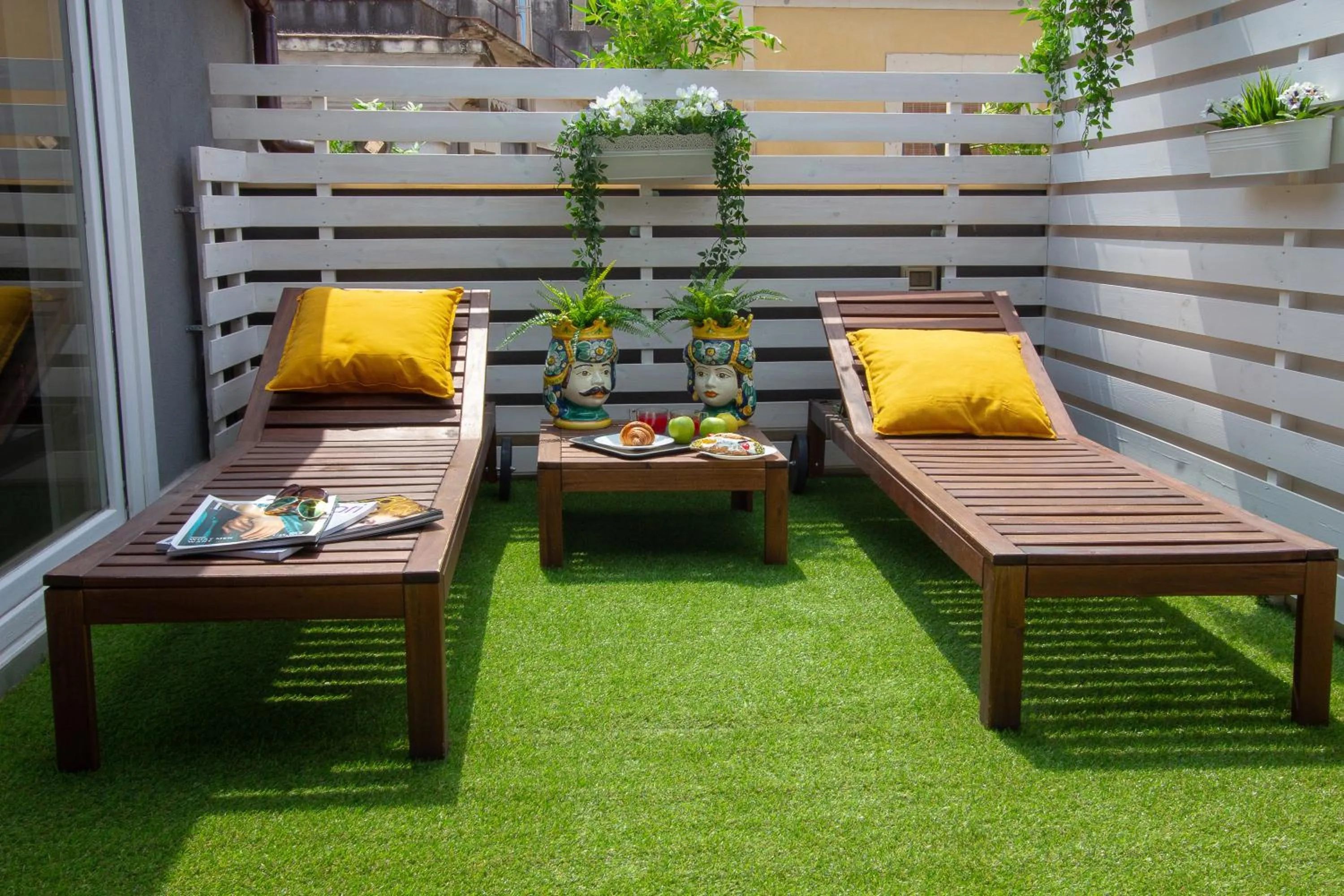 Balcony/Terrace in Stesicoro Exclusive House