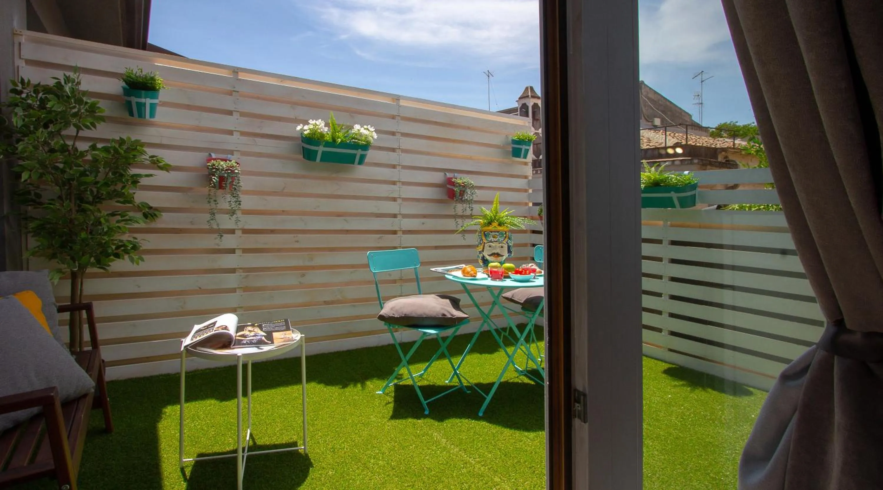 Balcony/Terrace in Stesicoro Exclusive House