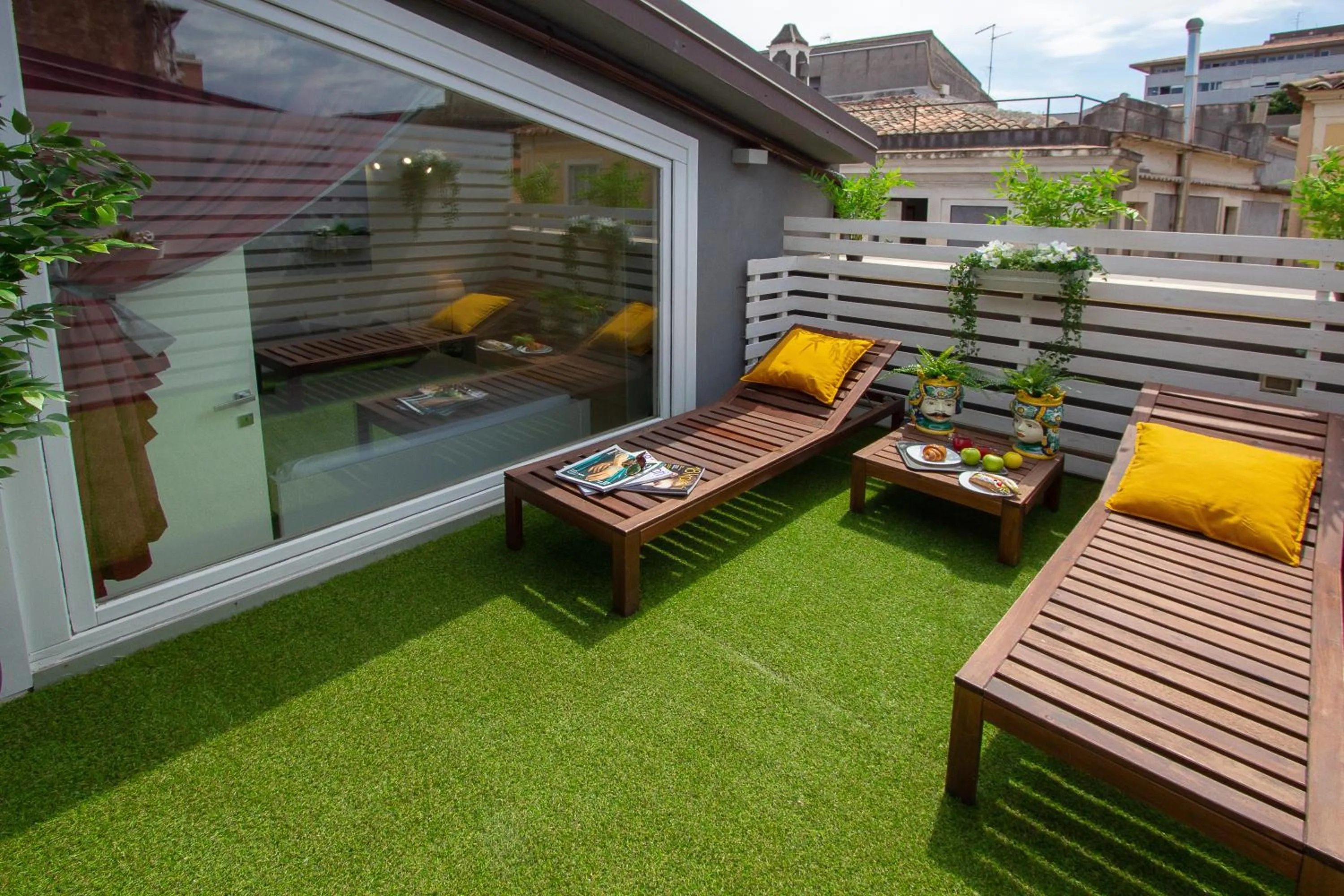 Balcony/Terrace in Stesicoro Exclusive House