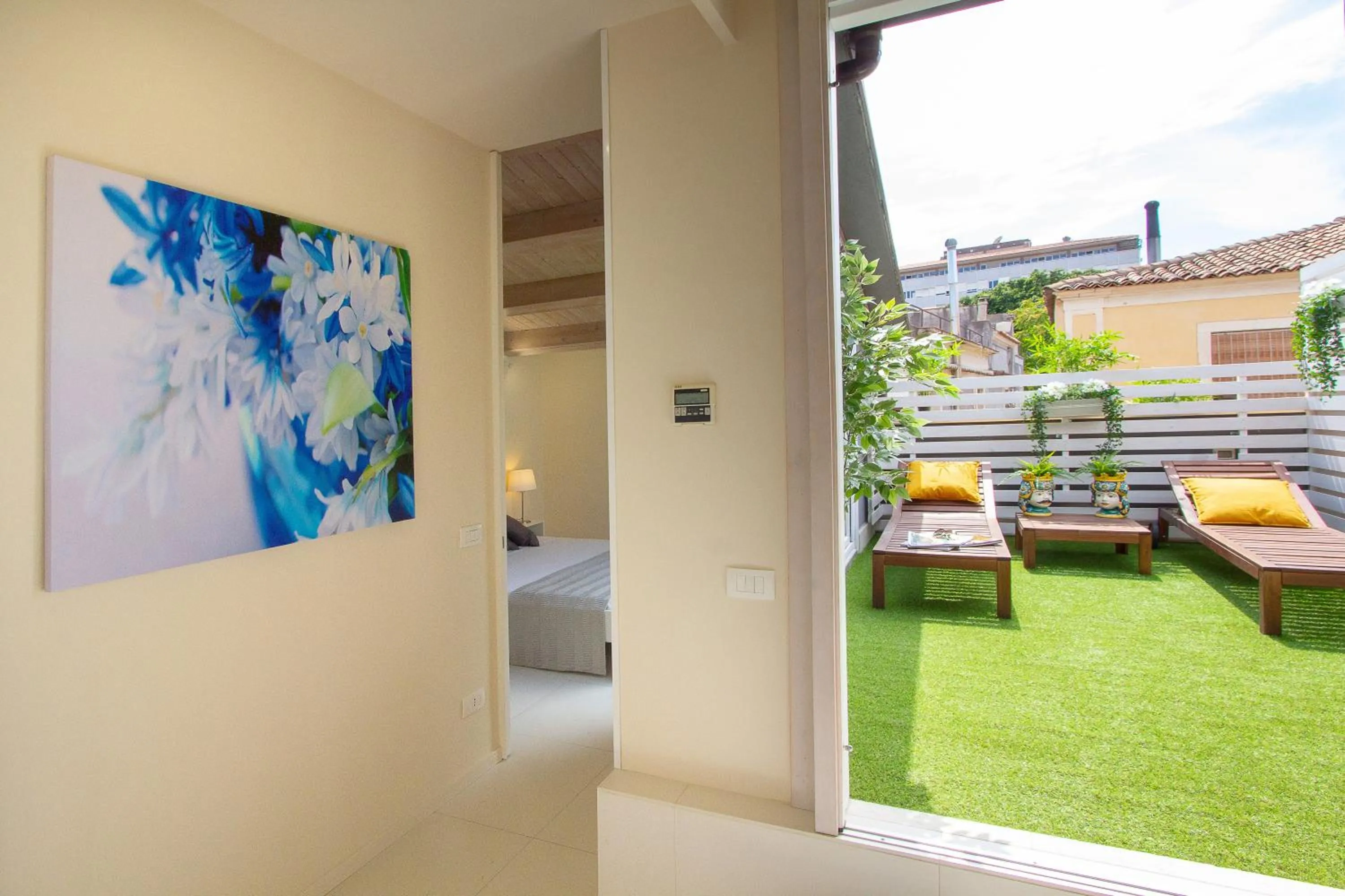 Balcony/Terrace, Bed in Stesicoro Exclusive House