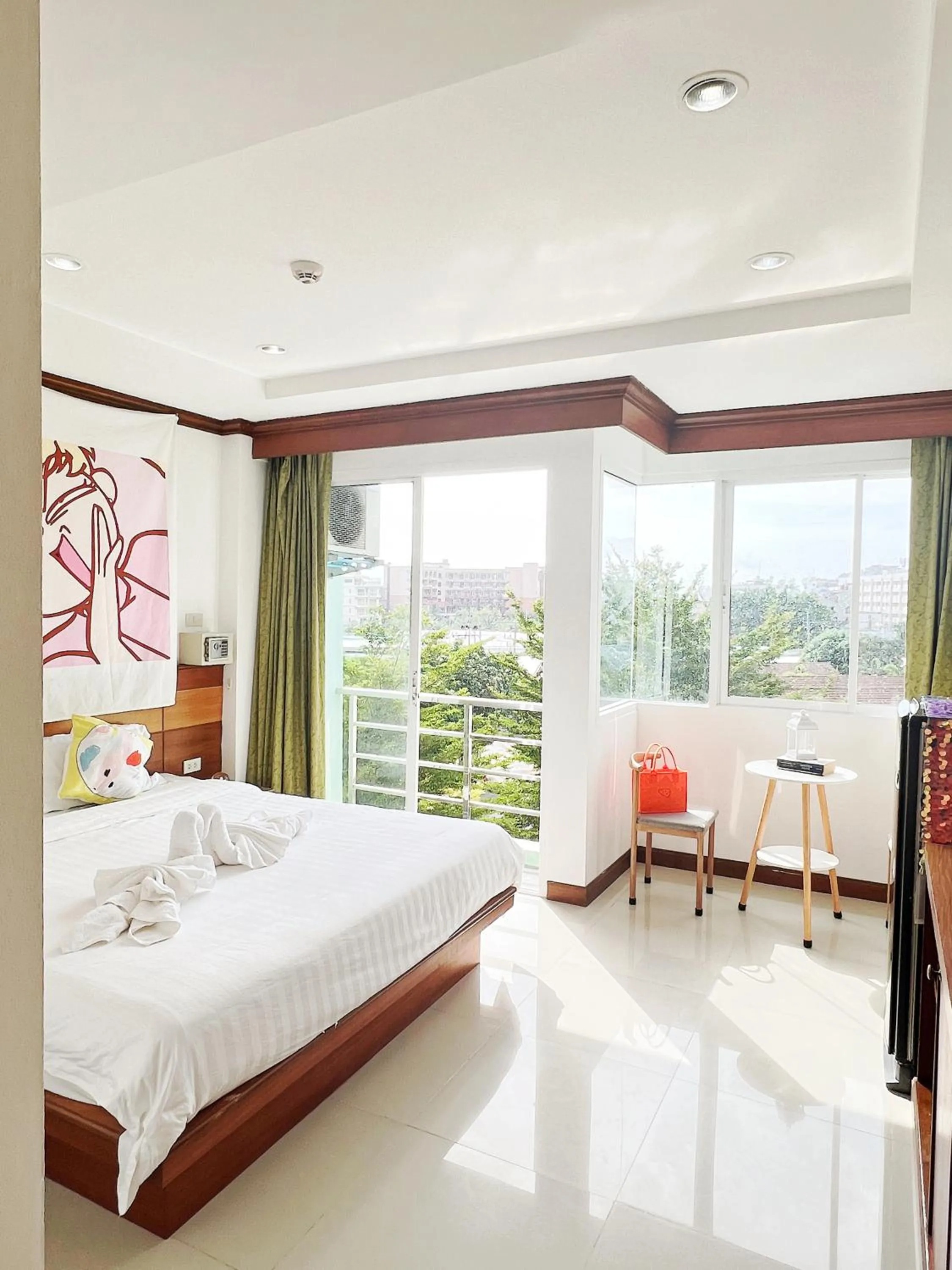Bed in Lanting House Phuket
