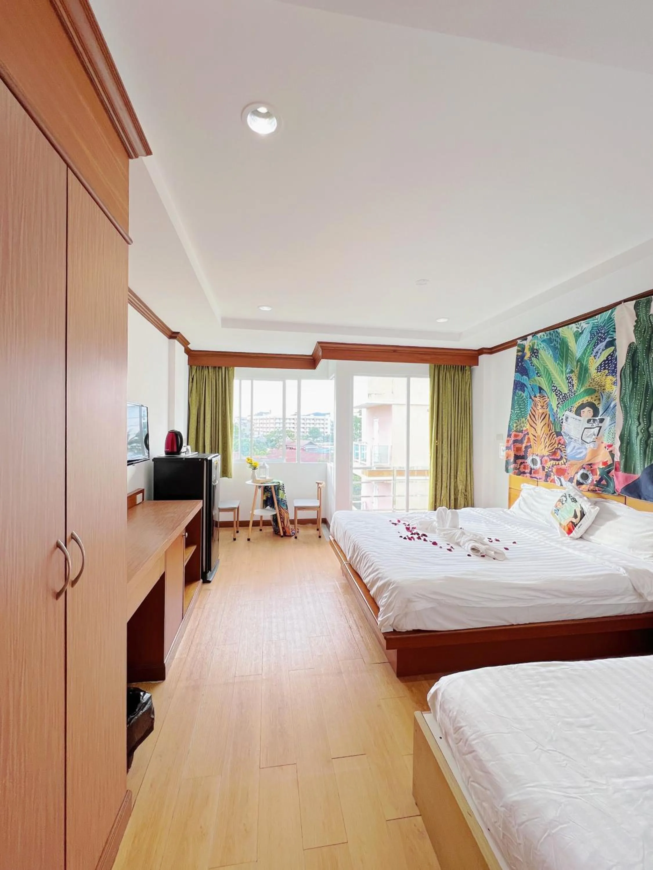 Bed in Lanting House Phuket