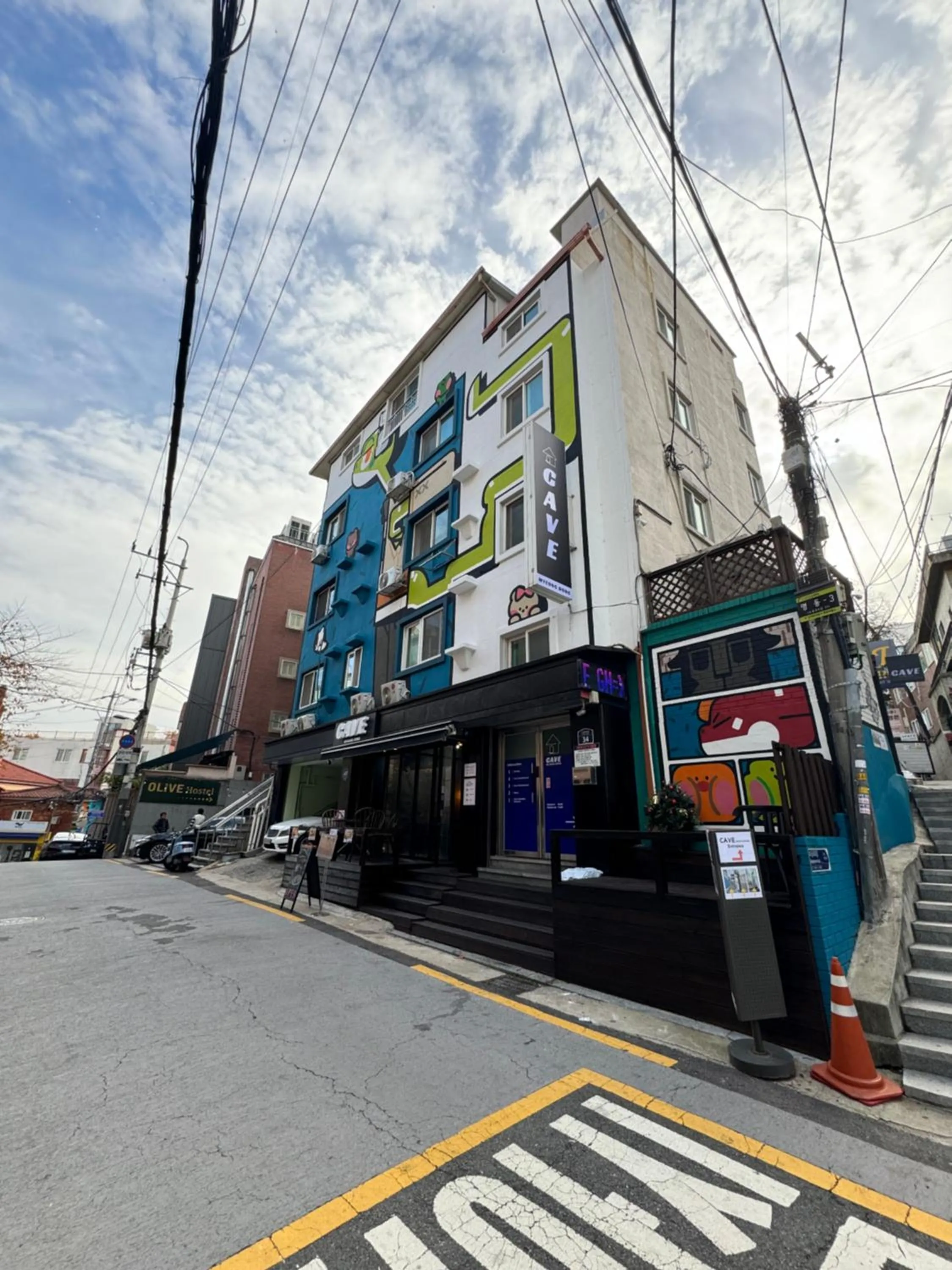 Facade/entrance in Cave Myeongdong