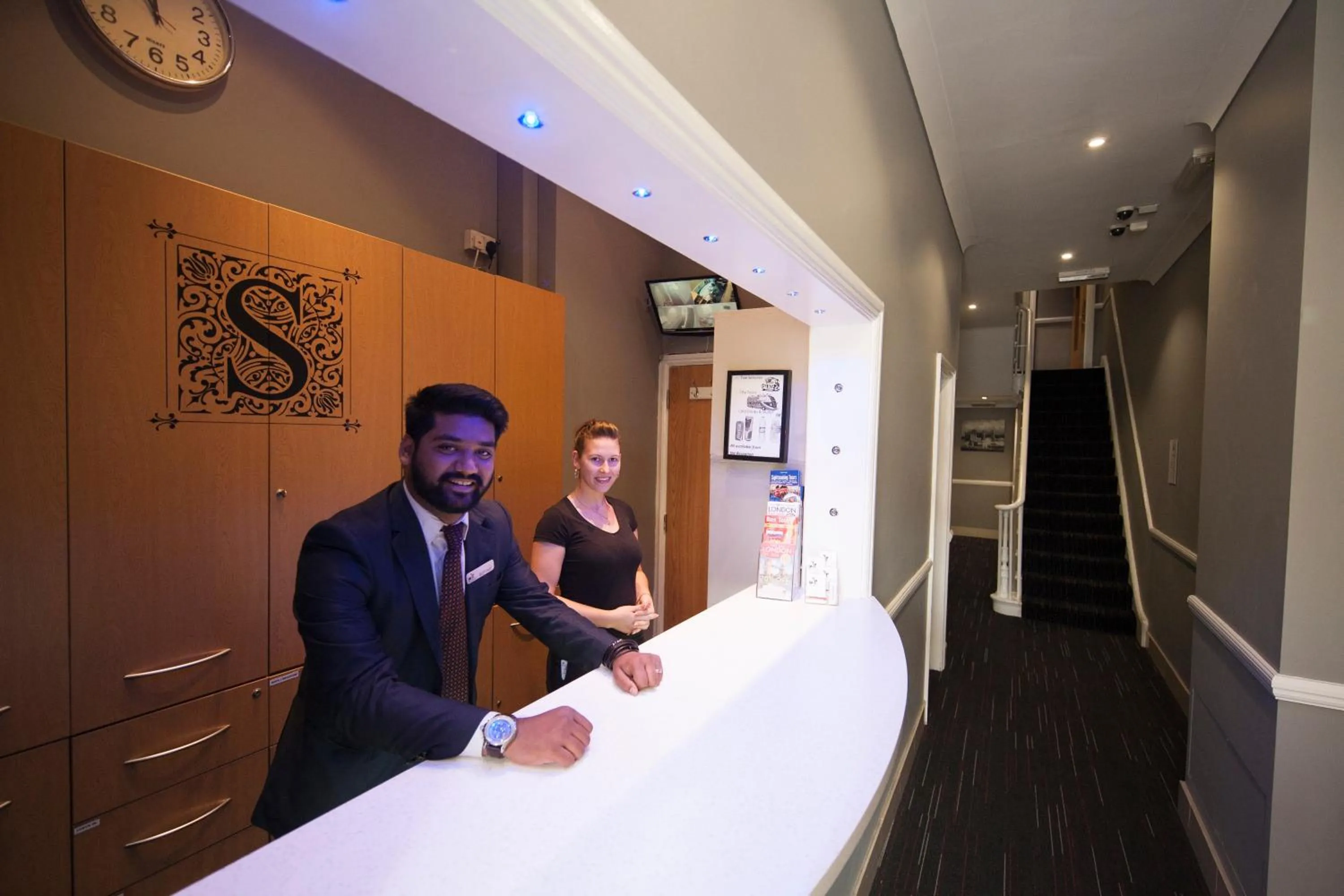 Staff in St George's Inn Victoria