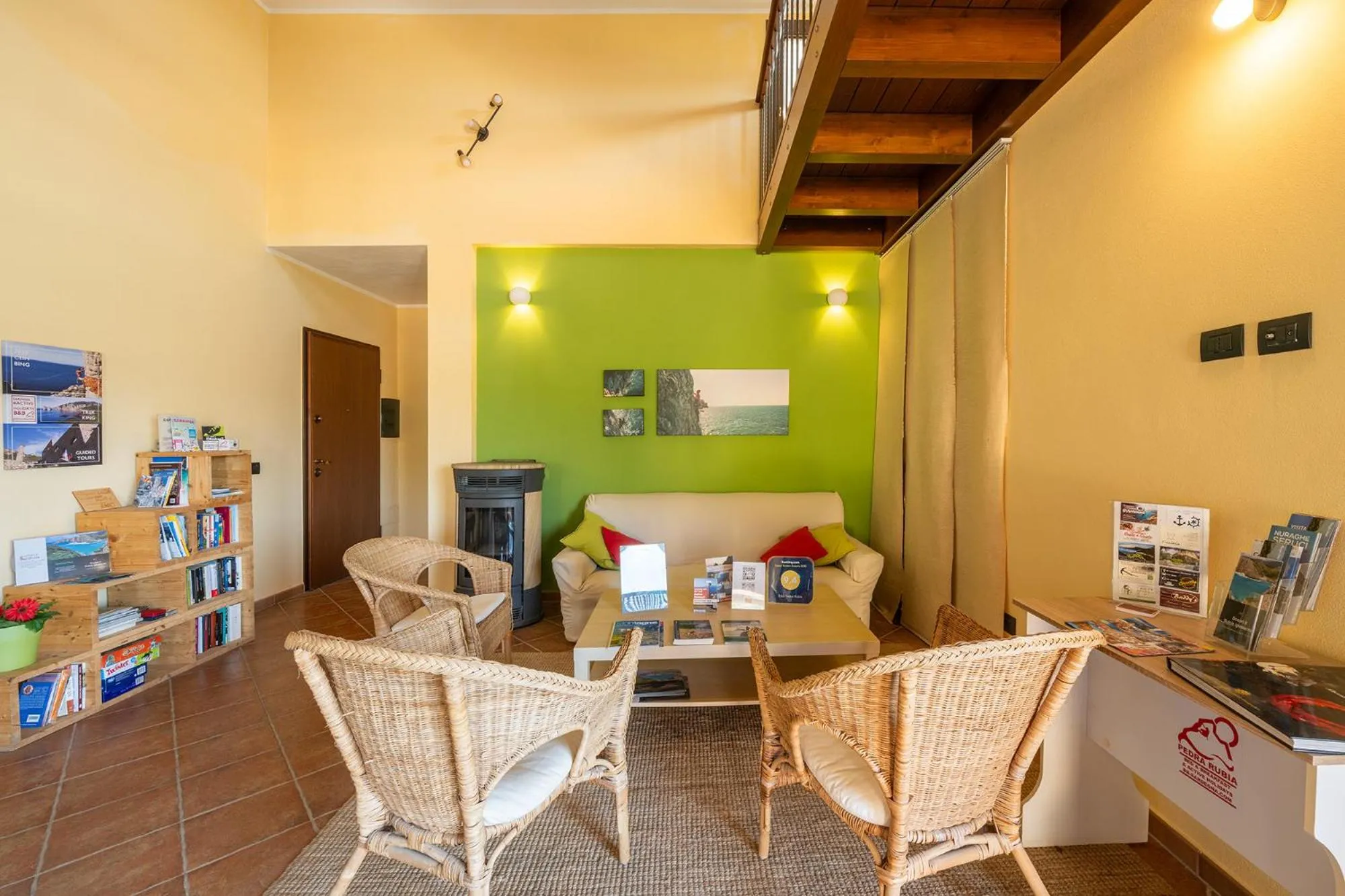 Living room in B&B Pedra Rubia