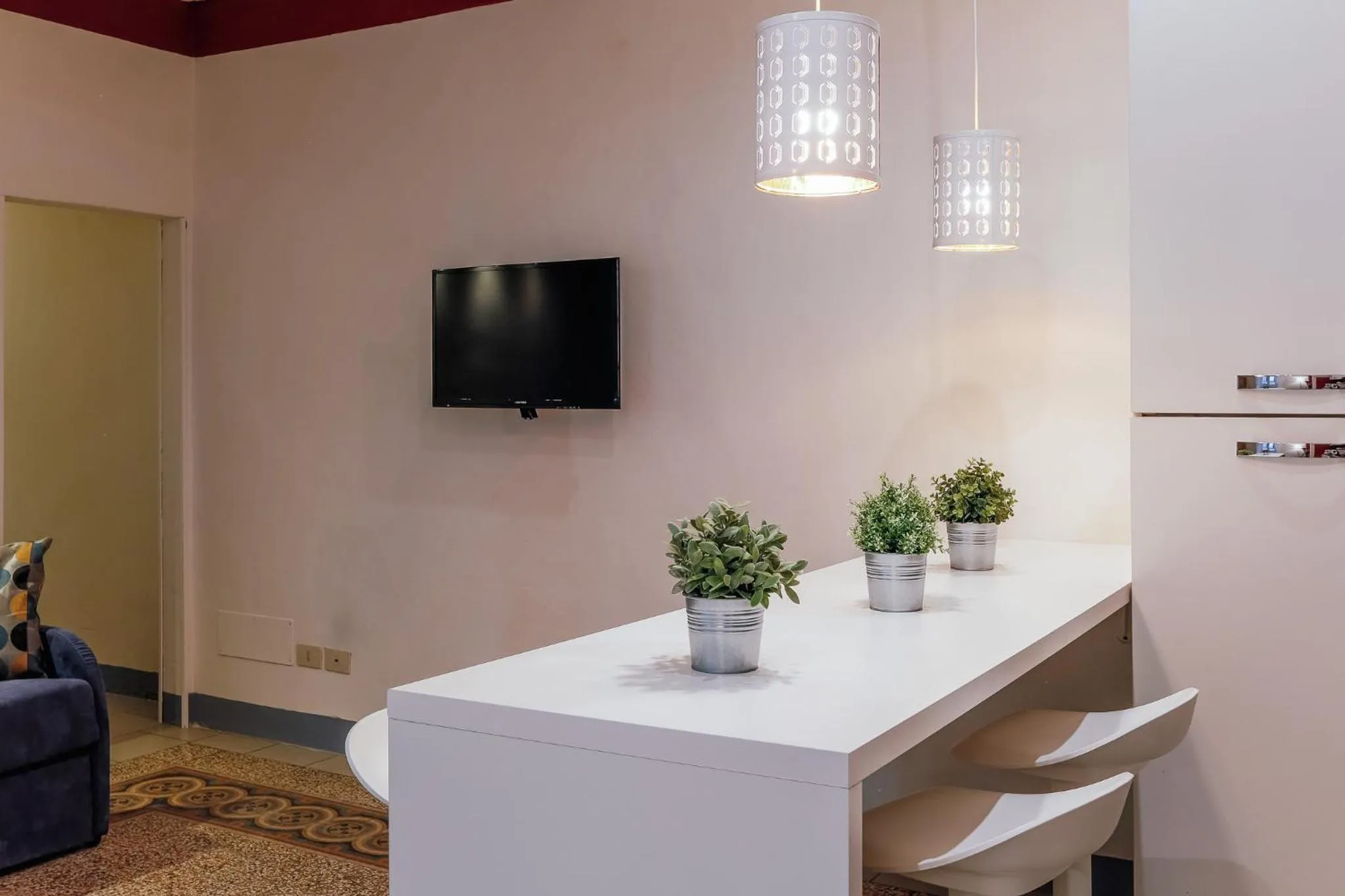 Kitchen or kitchenette in Locanda dei Poeti Rooms & Apartments