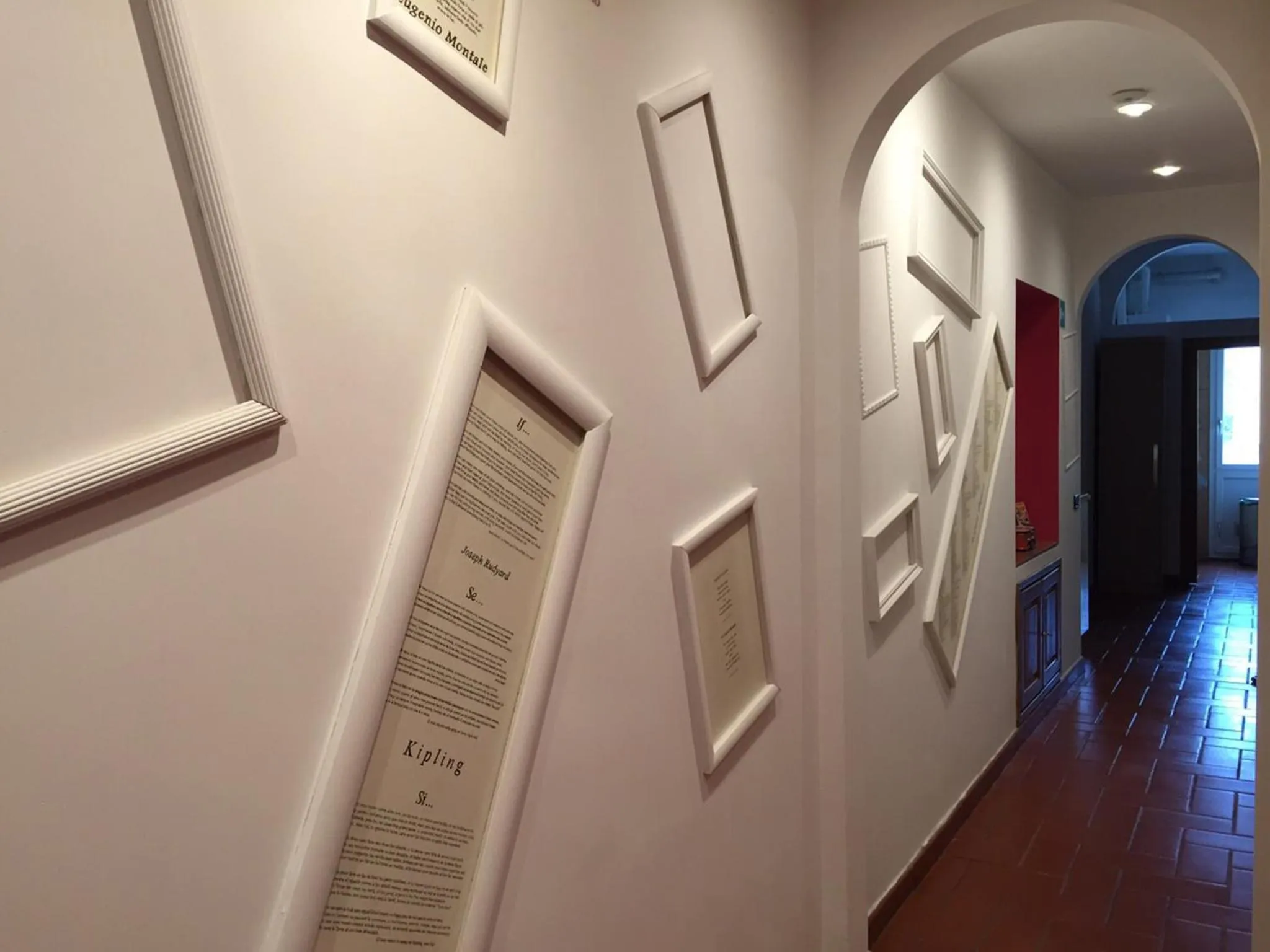 Decorative detail in Locanda dei Poeti Rooms & Apartments