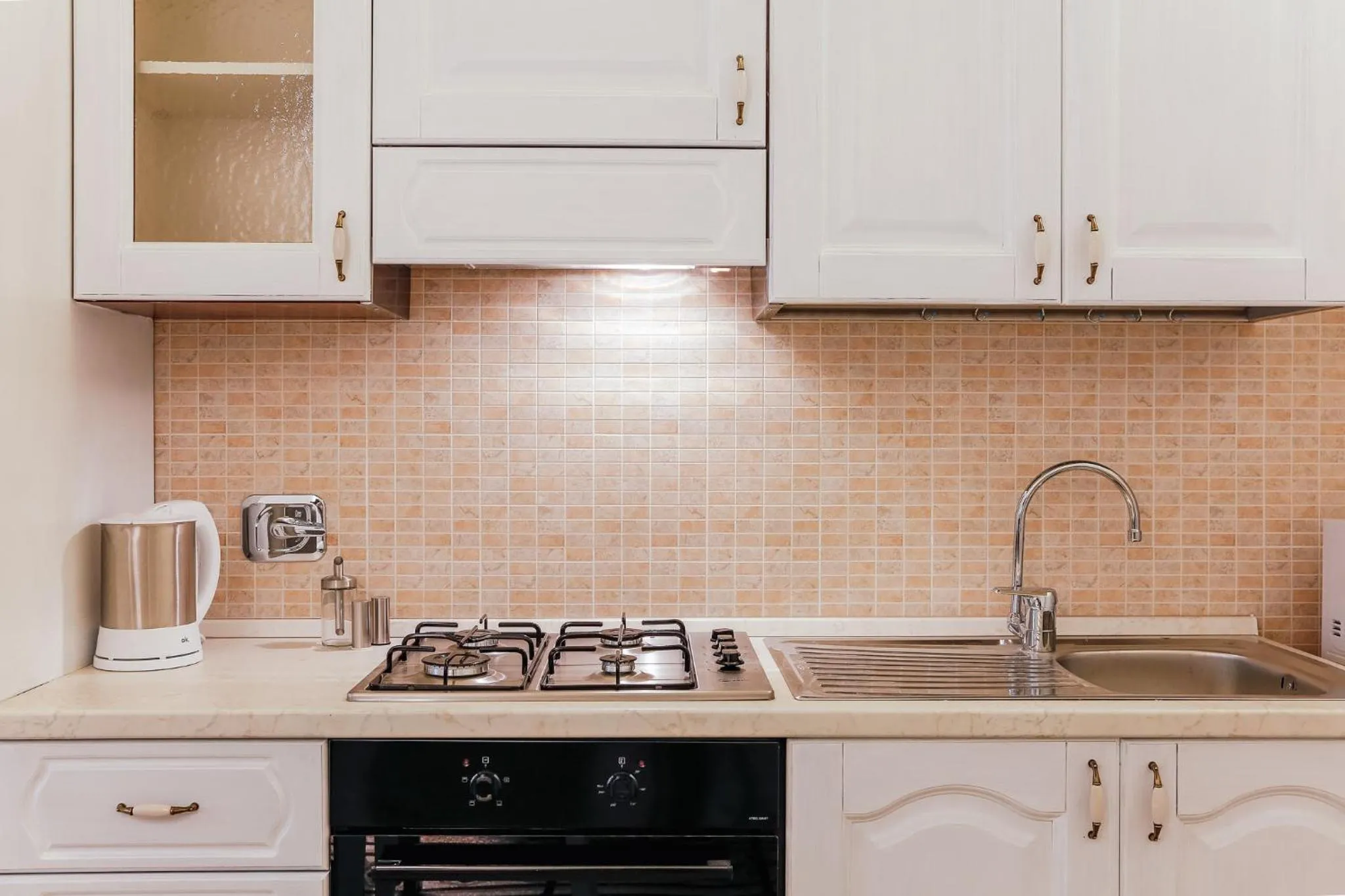 Kitchen or kitchenette in Locanda dei Poeti Rooms & Apartments