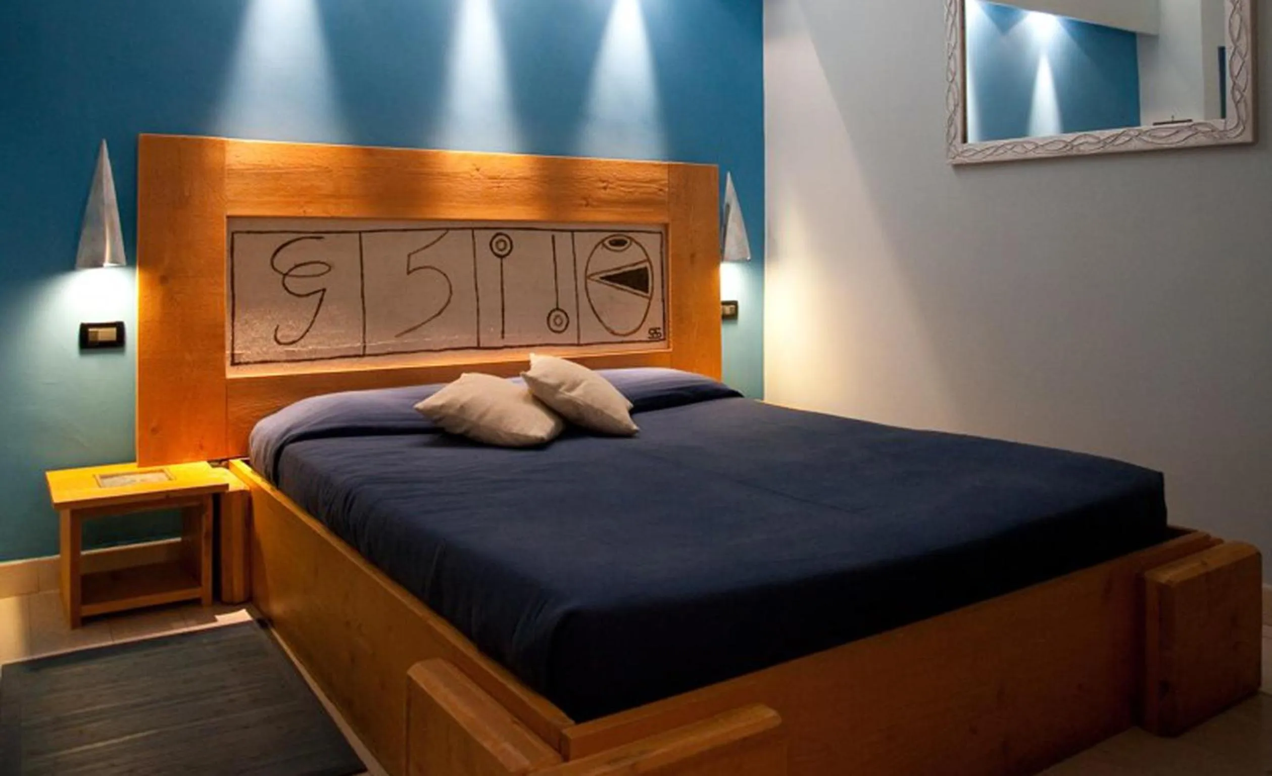 Bed in Locanda dei Poeti Rooms & Apartments