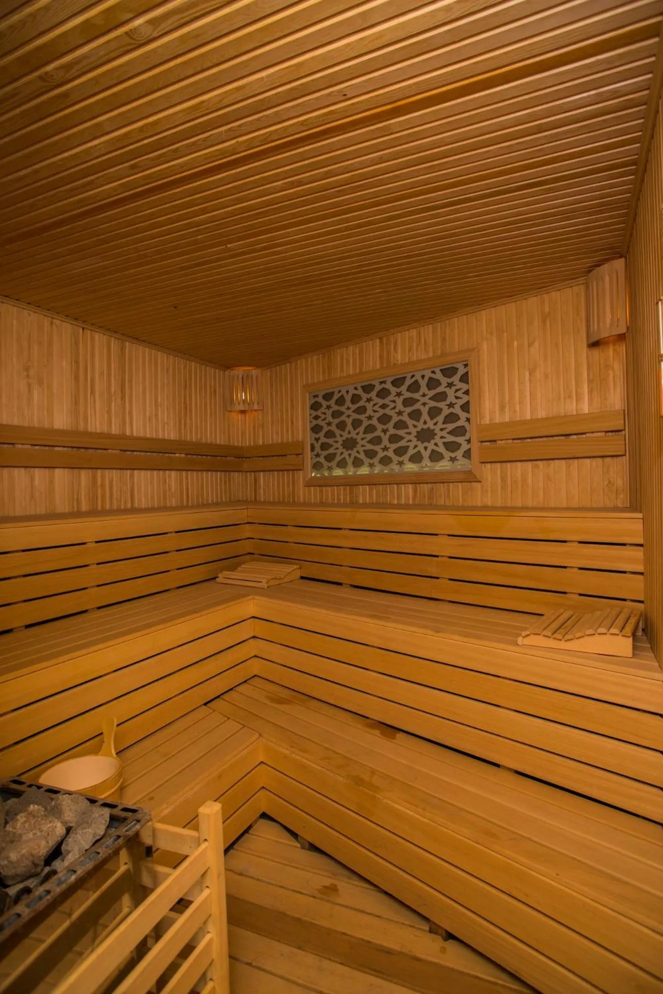 Sauna in Palm World Side Resort & Spa