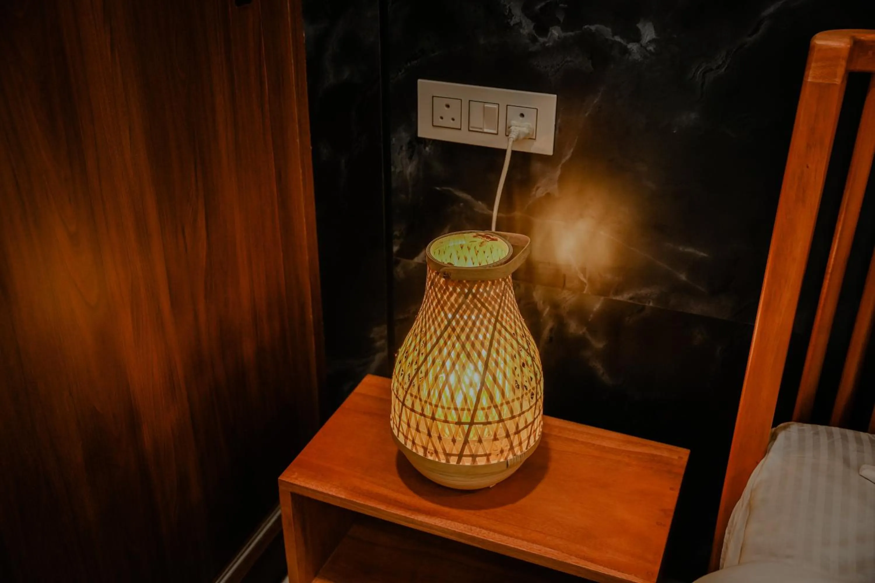 Bed in Ethnic Villa Wayanad