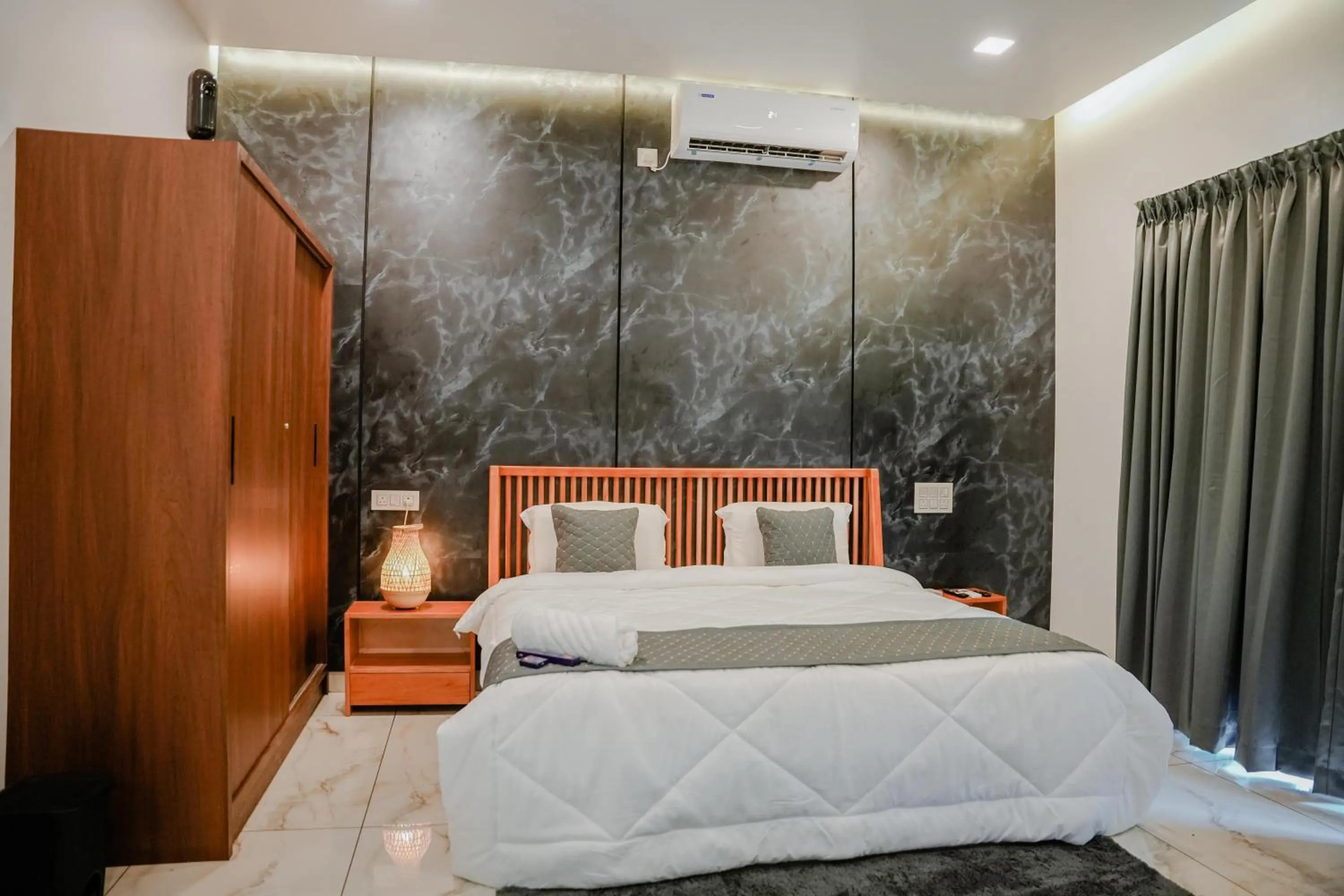 Bed in Ethnic Villa Wayanad