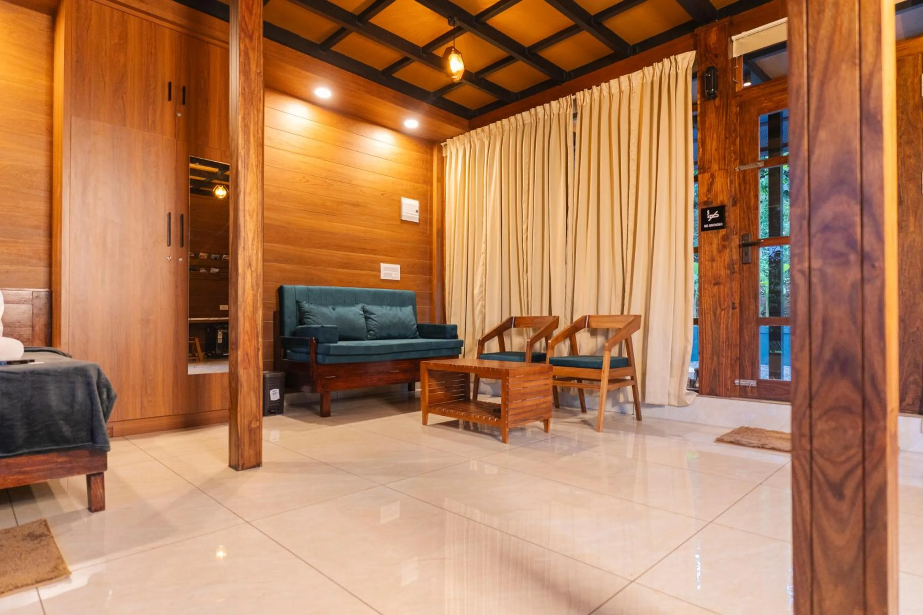 Living room in Ethnic Villa Wayanad