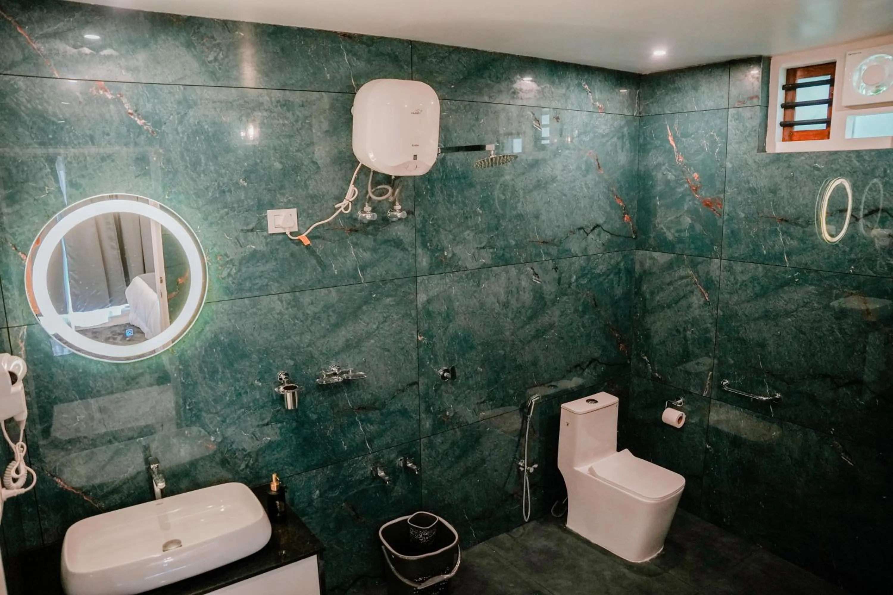 Shower in Ethnic Villa Wayanad