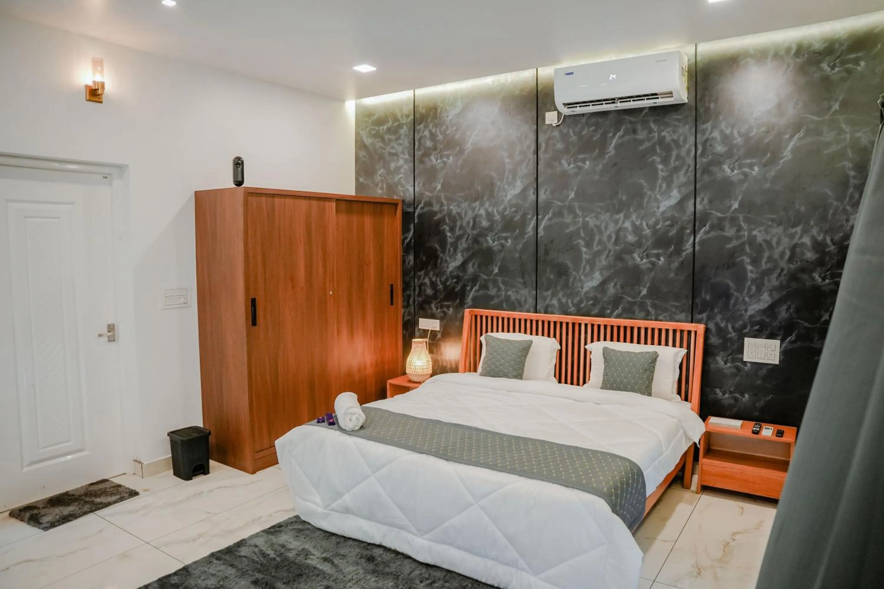 Bed in Ethnic Villa Wayanad