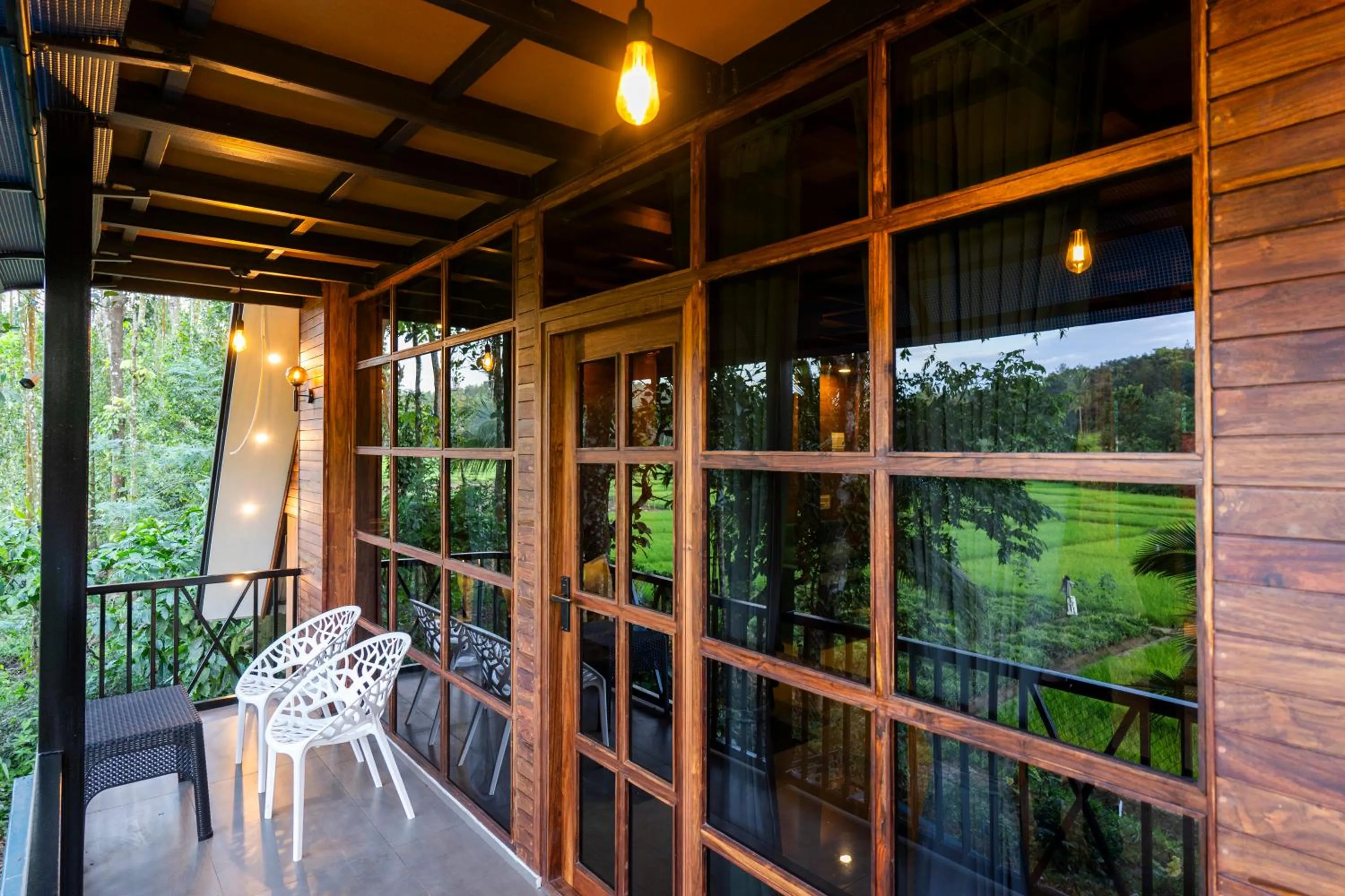 Patio in Ethnic Villa Wayanad