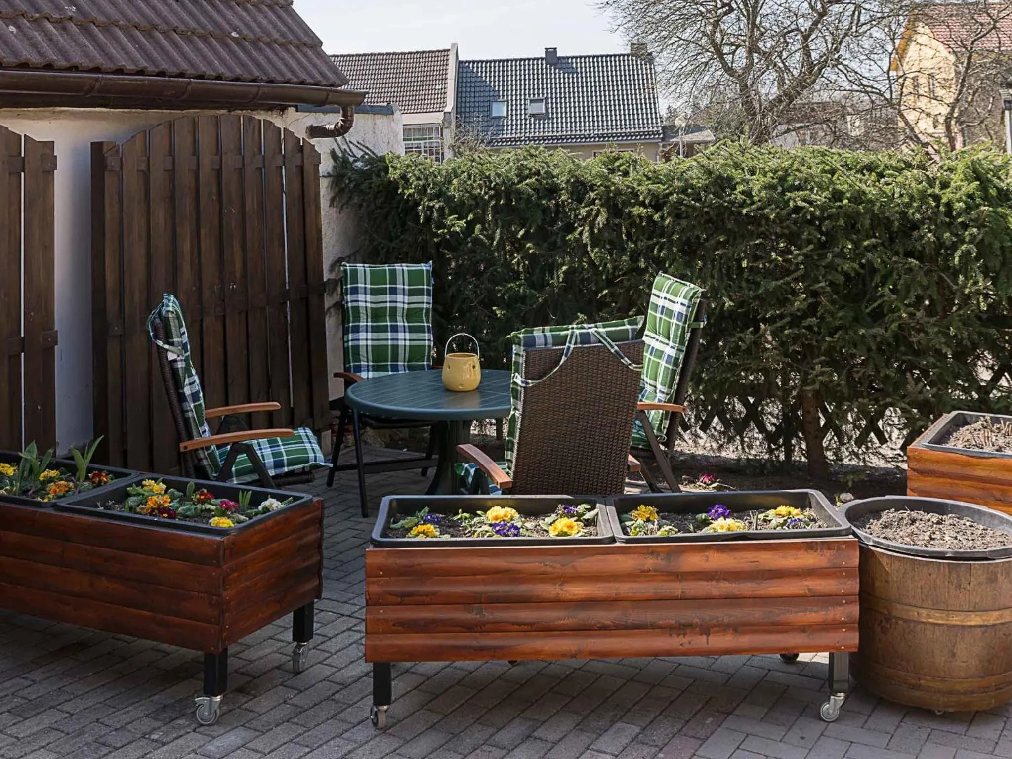 Patio in Ferienhaus Prinzler