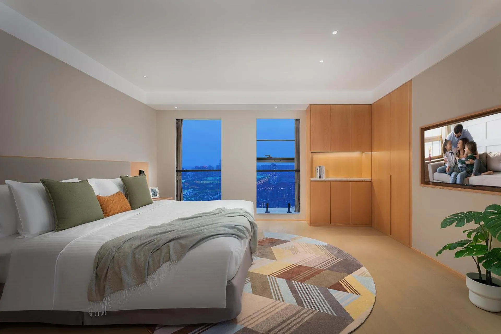 Bed in Somerset Fengdong Xi'an