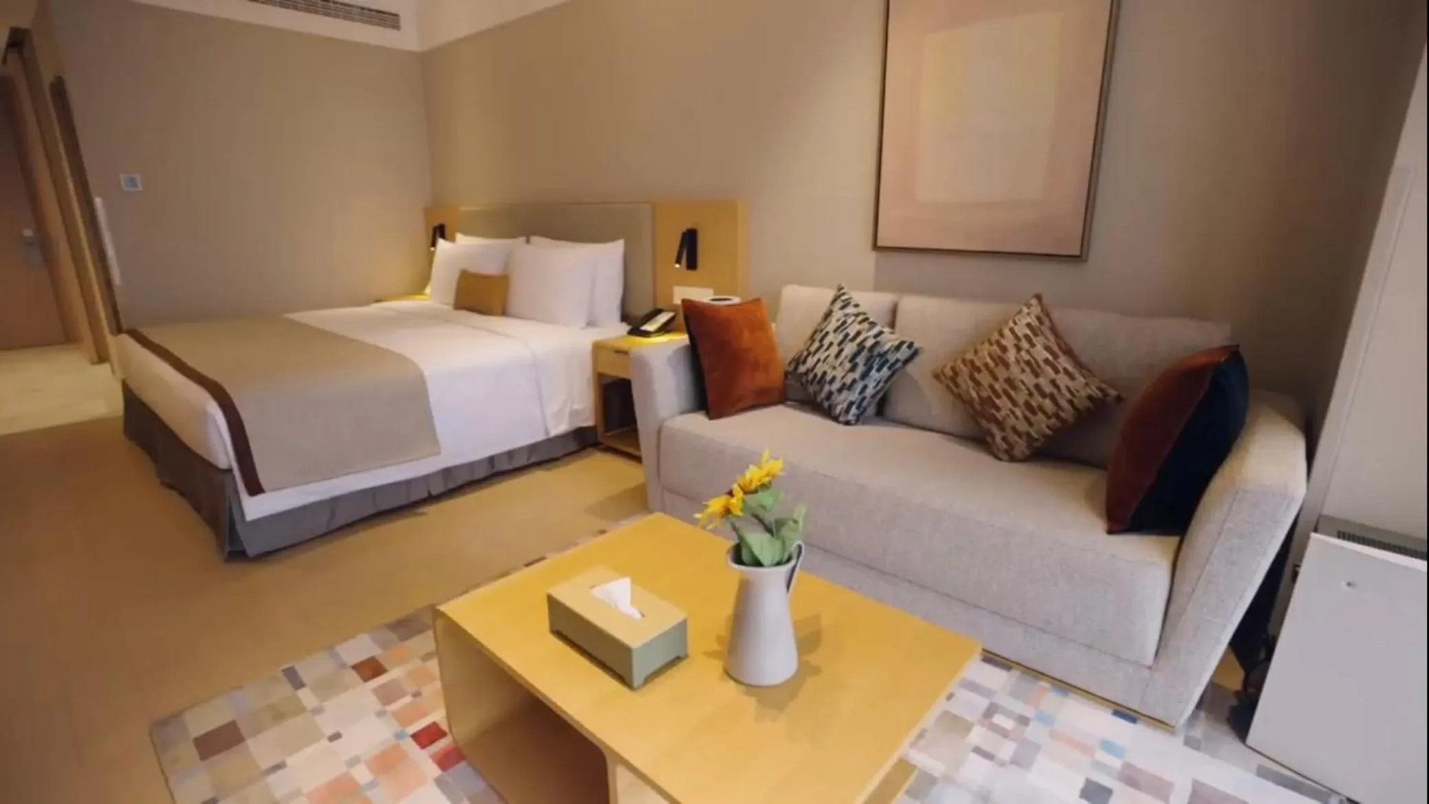 Seating area in Somerset Fengdong Xi'an