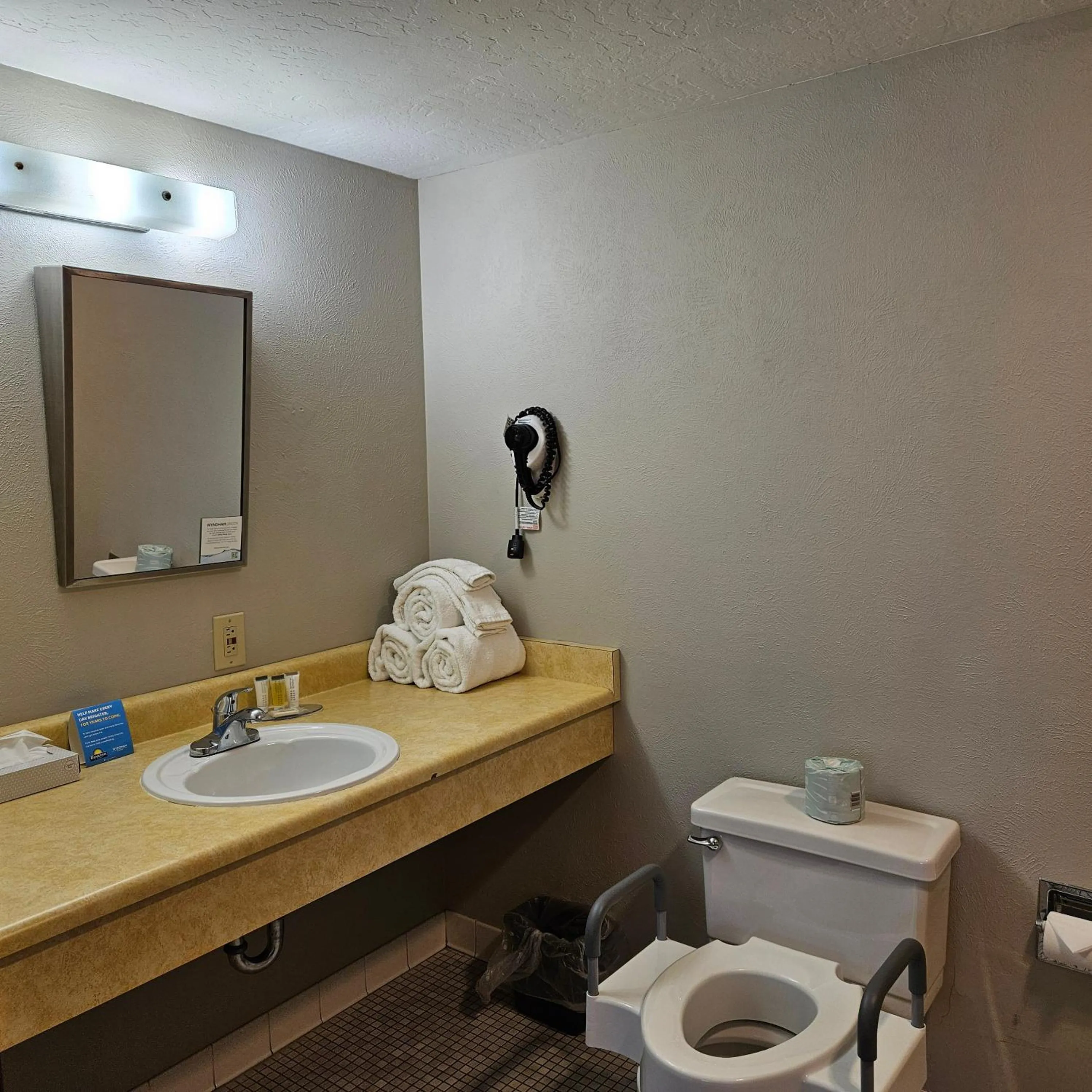 Bathroom in Days Inn and Suites by Wyndham Downtown Missoula-University
