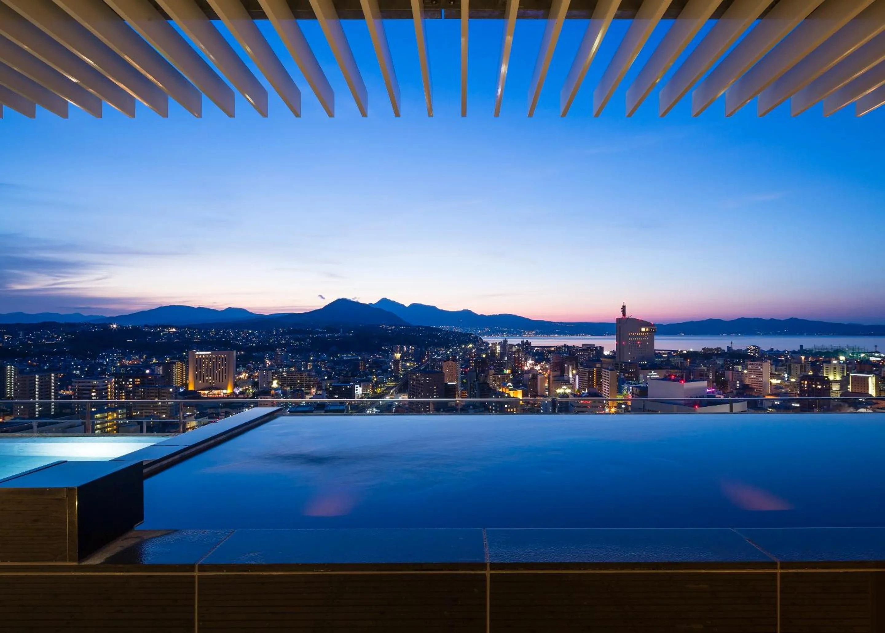 Hot Spring Bath in JR Kyushu Hotel Blossom Oita