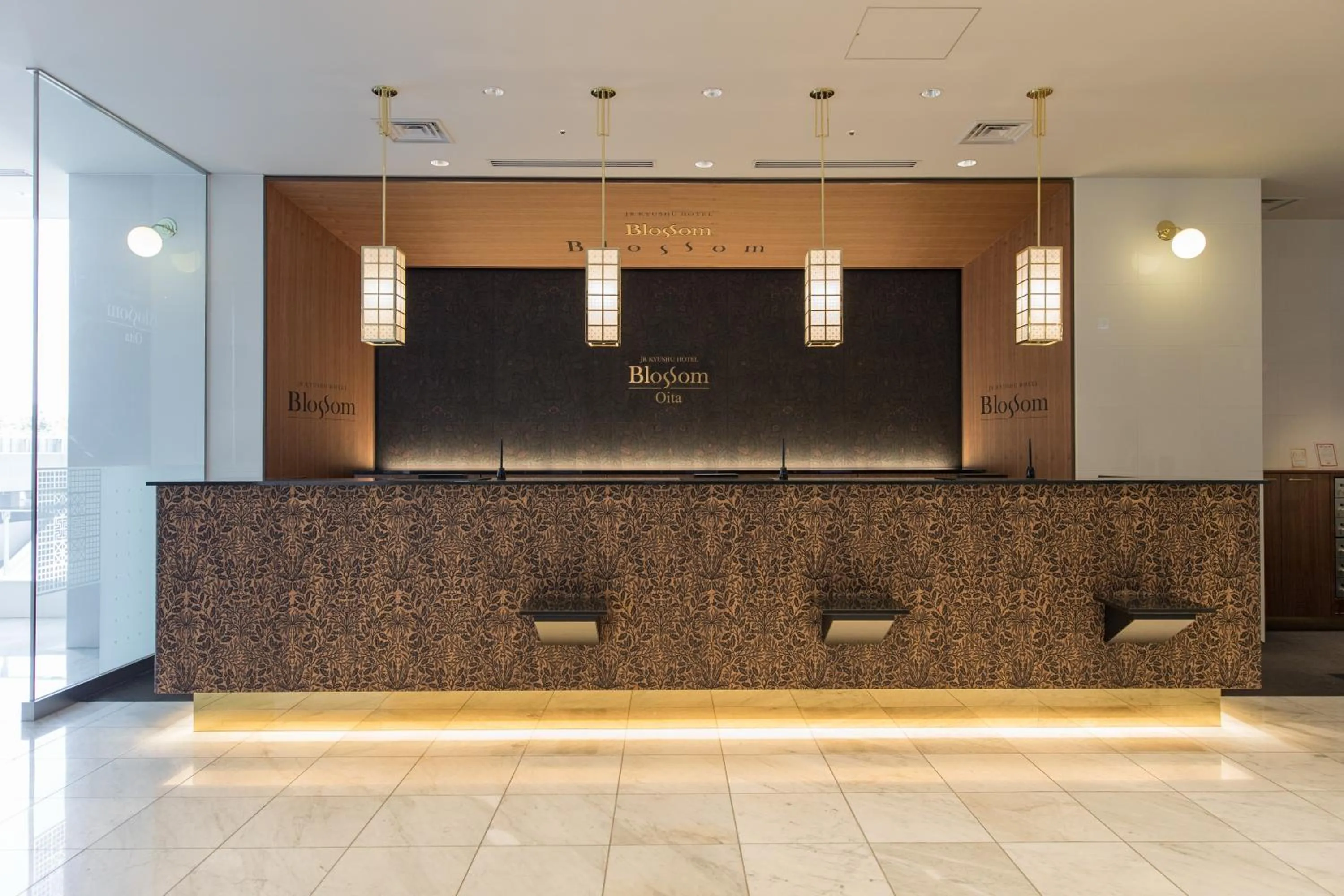 Lobby or reception in JR Kyushu Hotel Blossom Oita