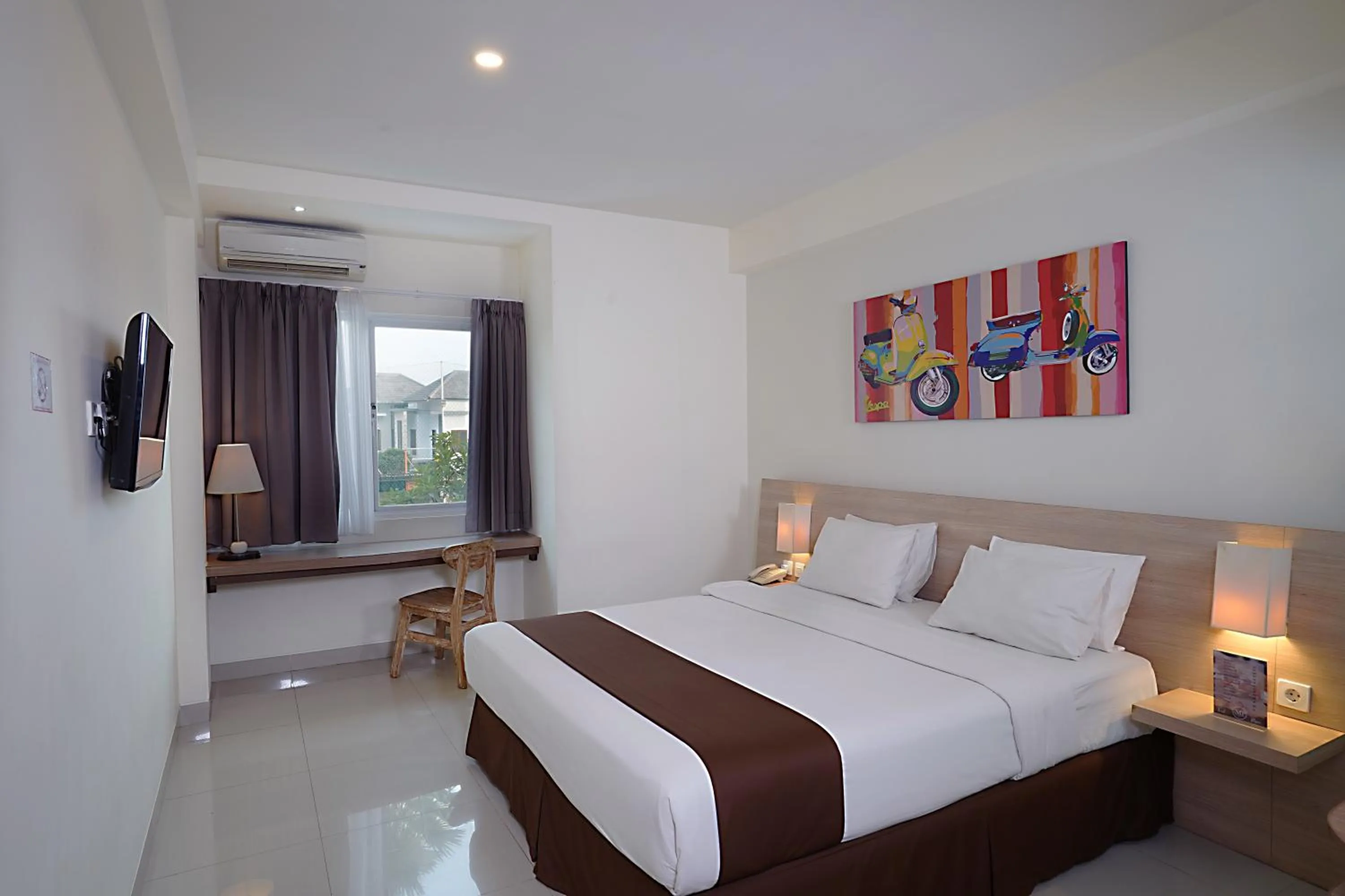 Bed in The Salak Style Hotel