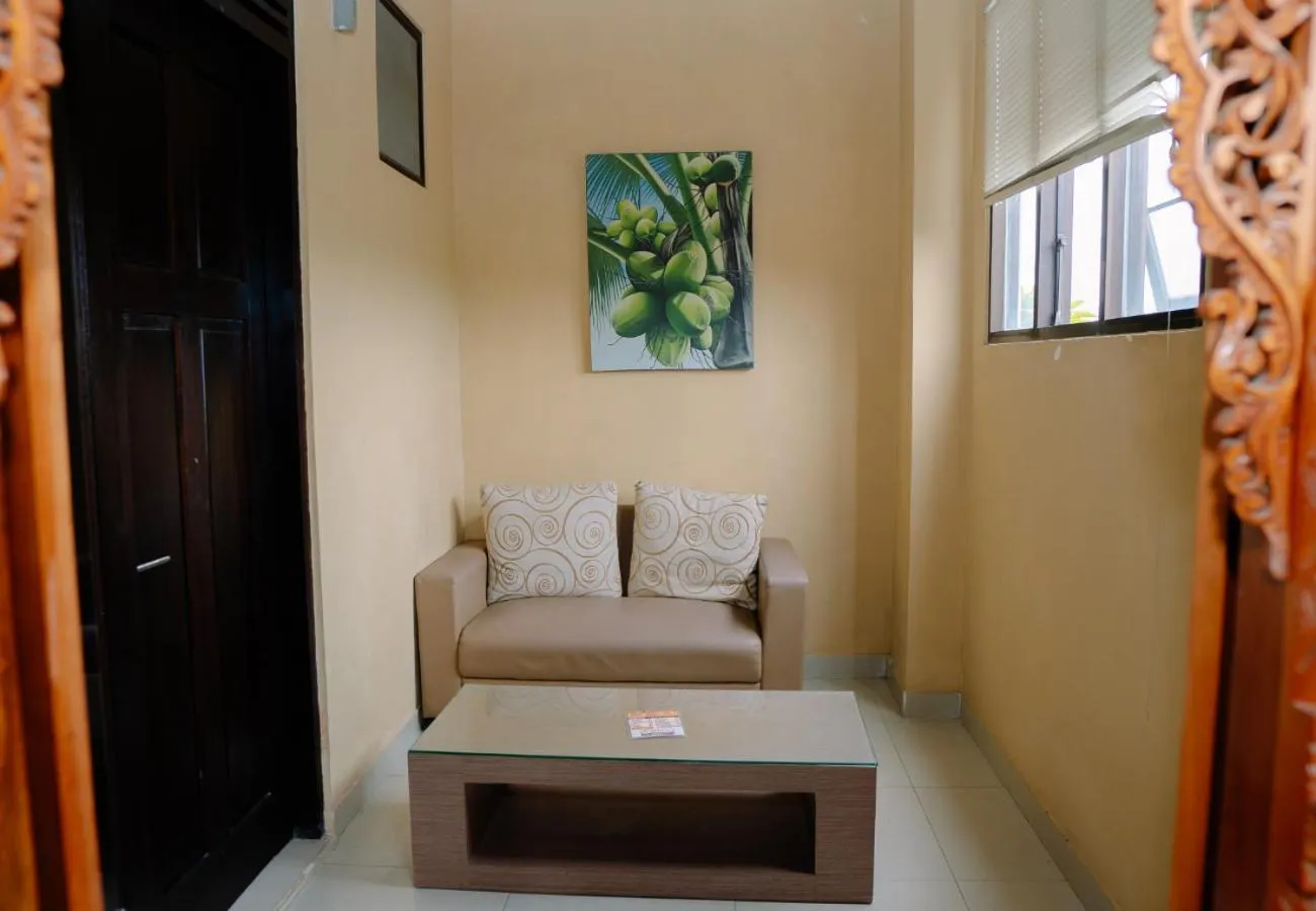 Seating area in Dante Guesthouse