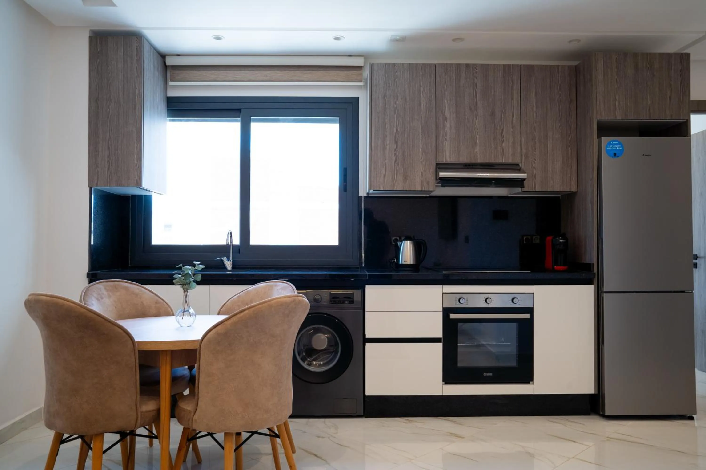 Kitchen or kitchenette in Living Appart-Hotel