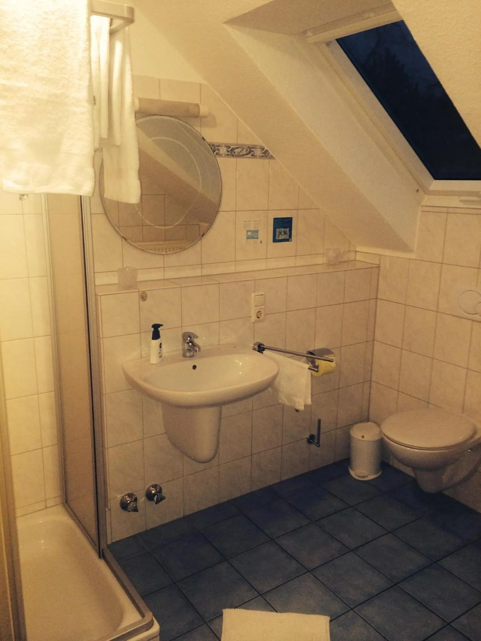 Shower in Hotel Friesenhof