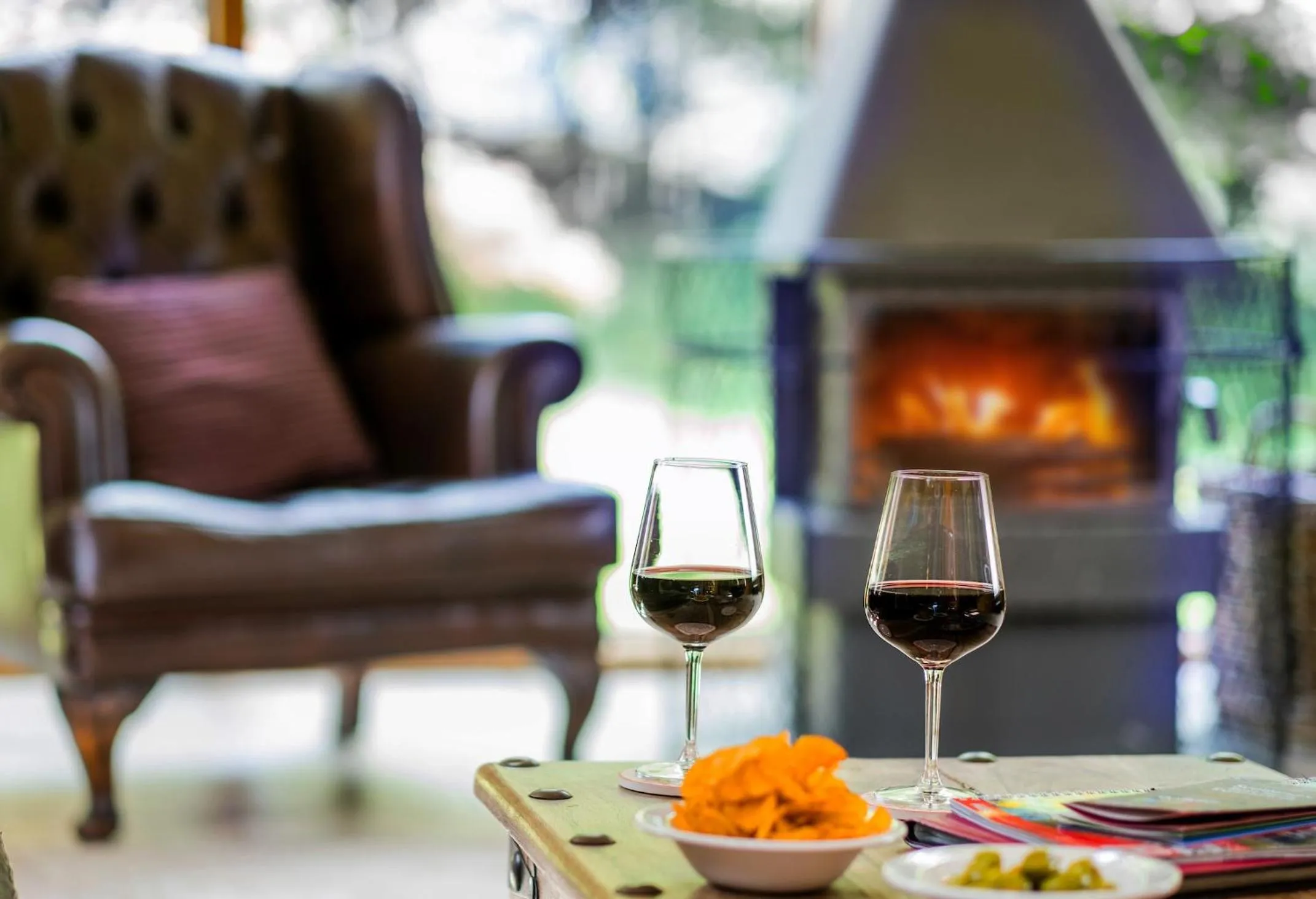 Seating area in Errichel House and Cottages