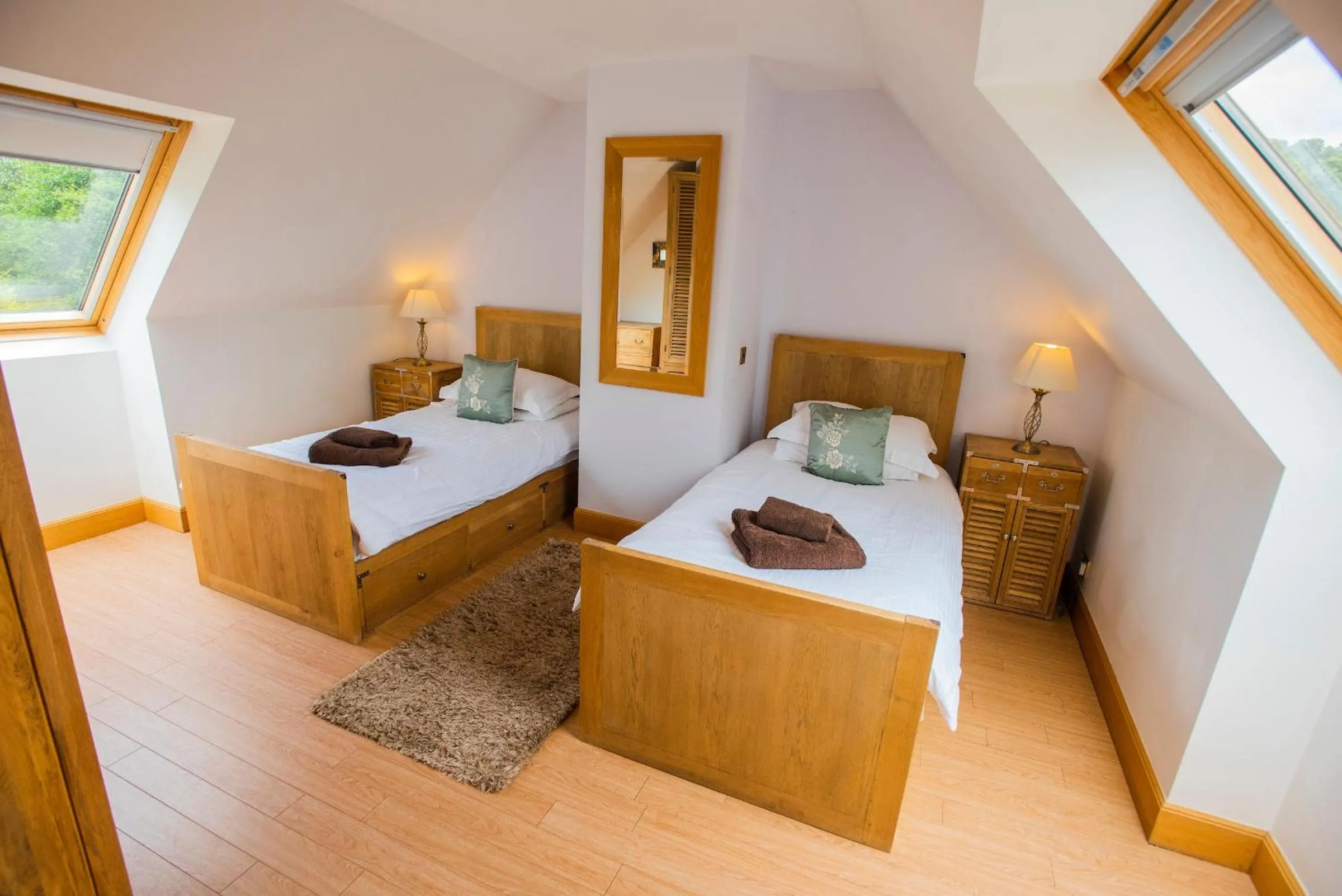 Bedroom, Bed in Errichel House and Cottages