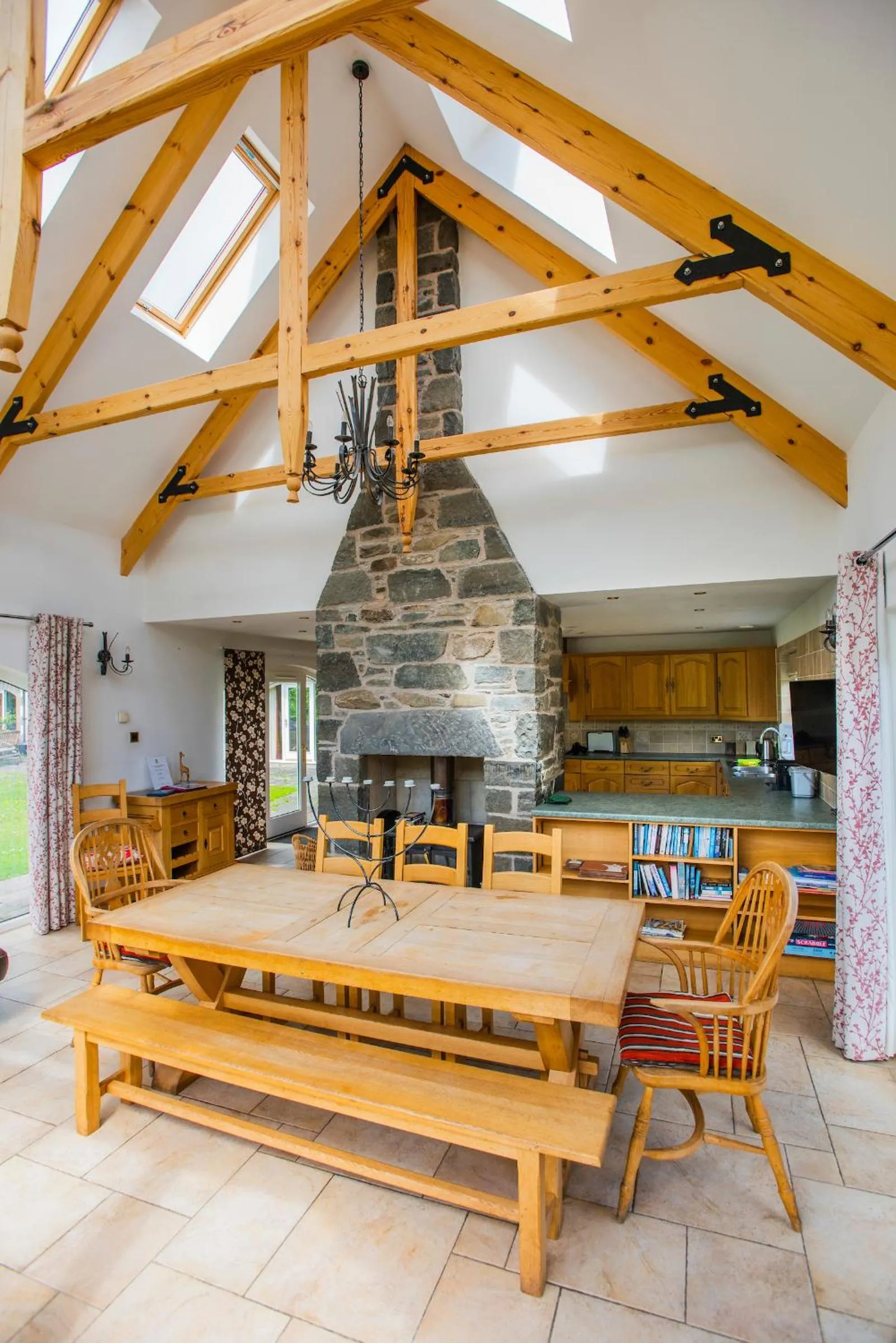 Dining area in Errichel House and Cottages