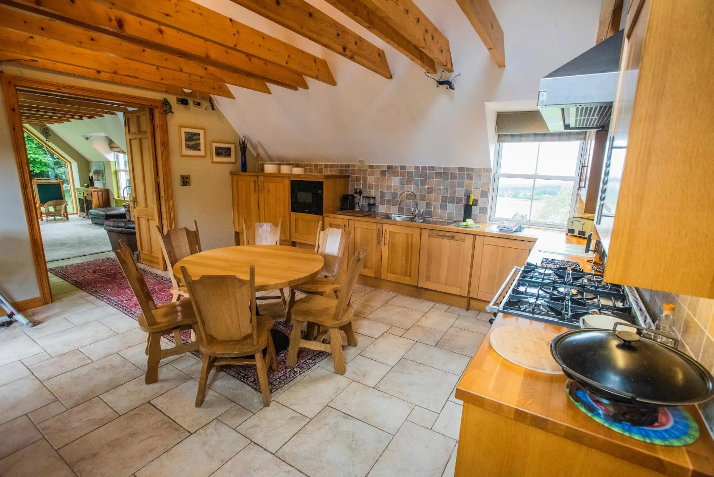 kitchen in Errichel House and Cottages
