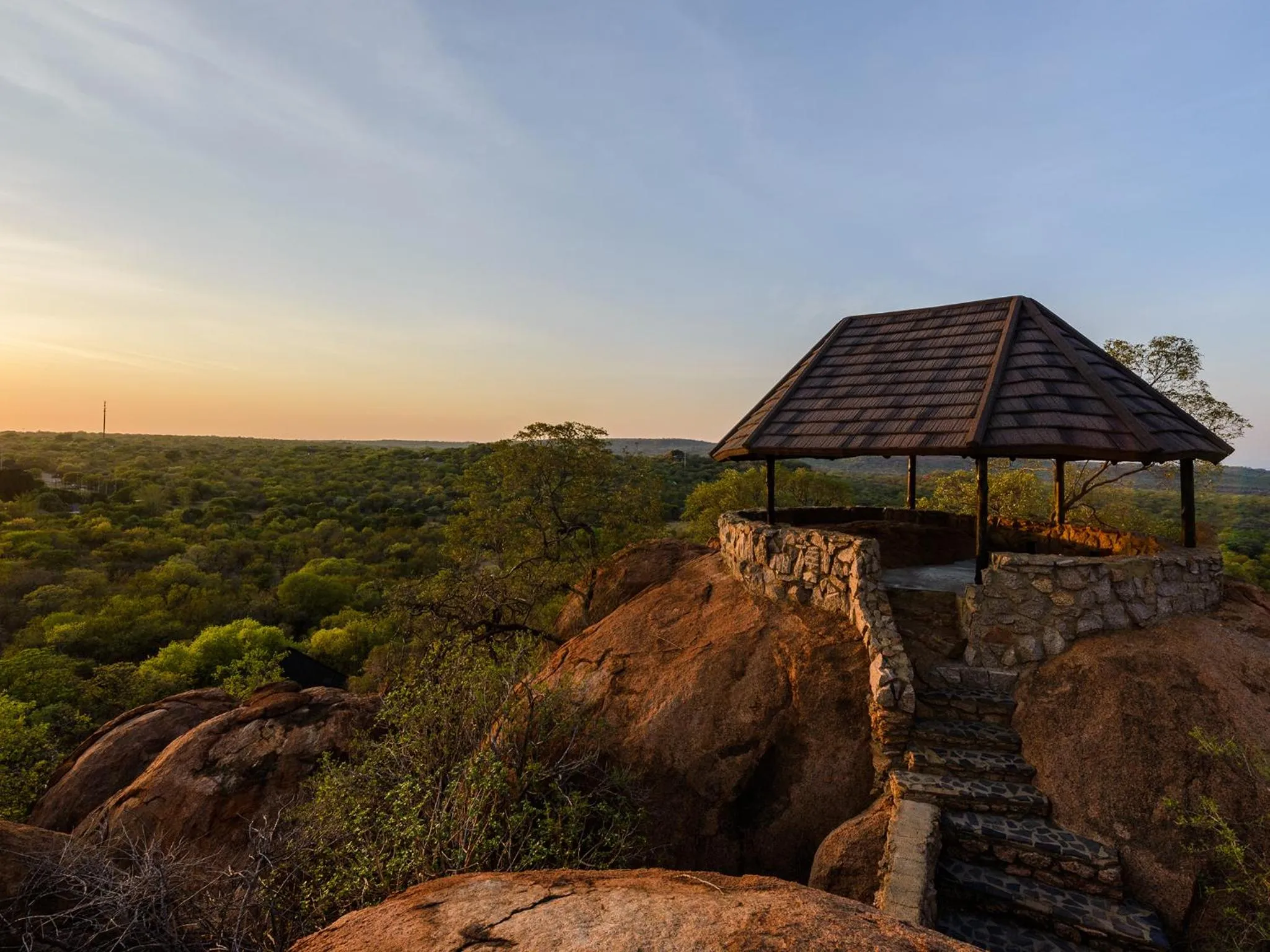 Natural landscape in Dikhololo