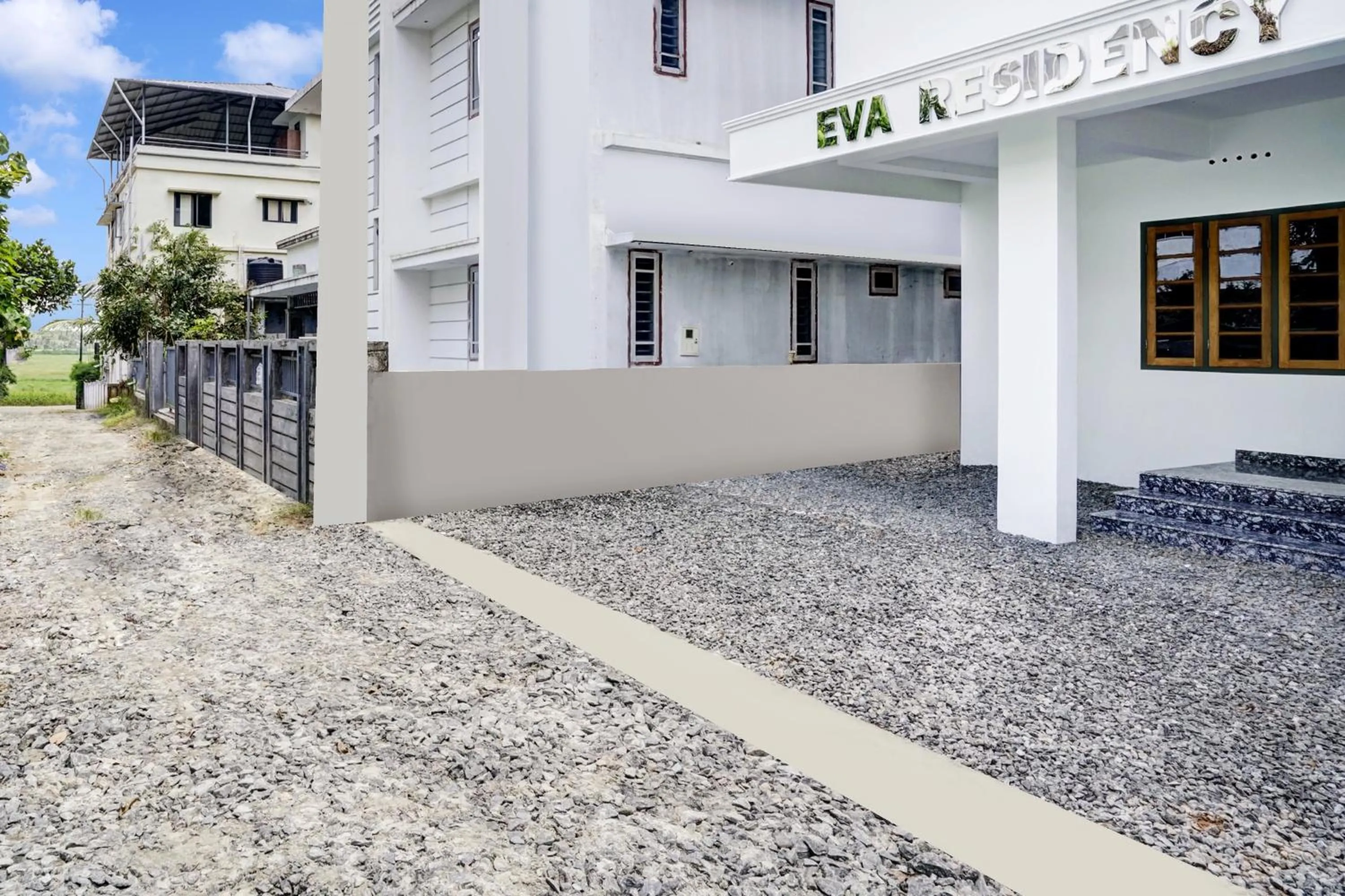 Facade/entrance in Hotel O EVA RESIDENCY