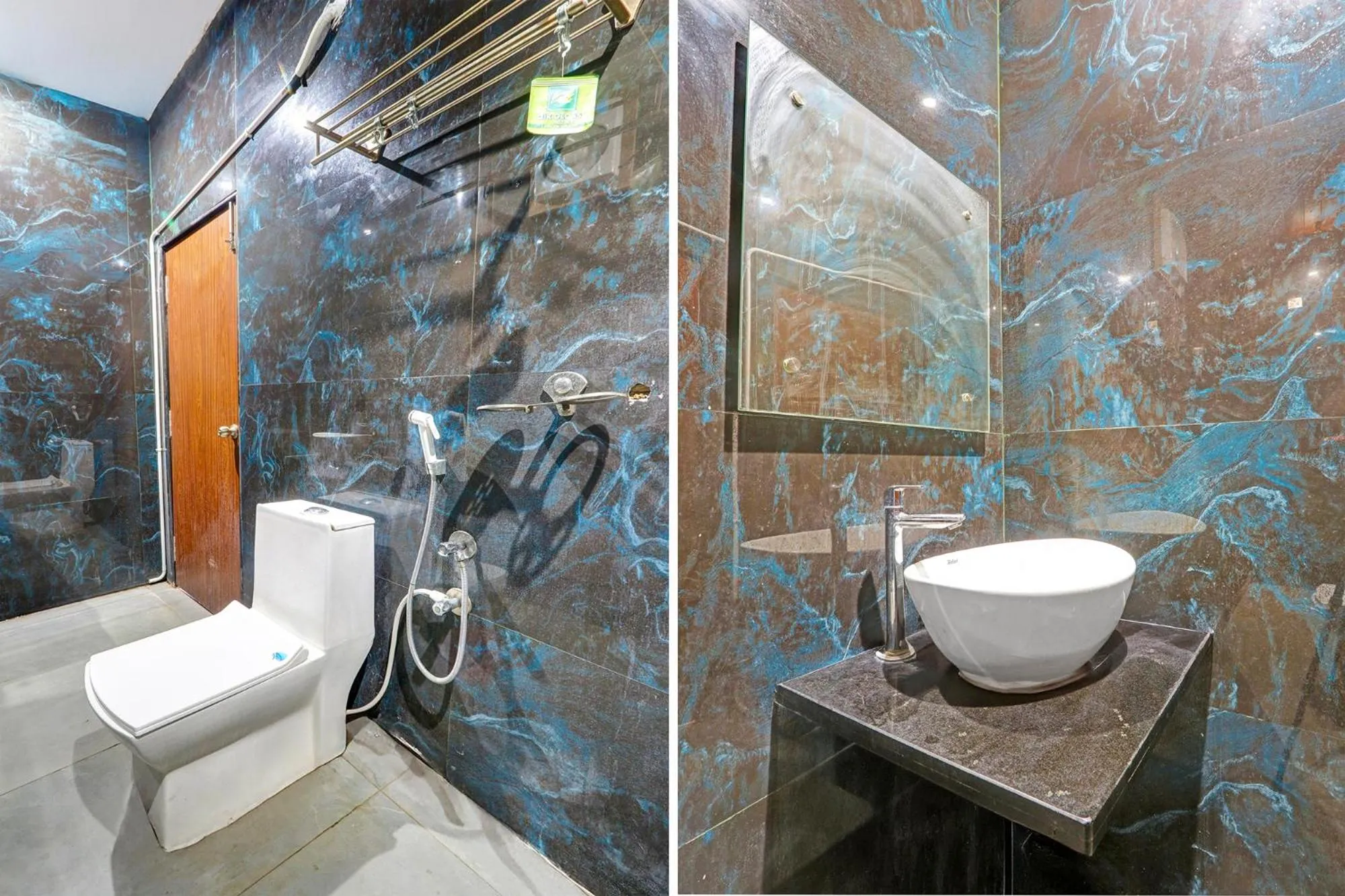 Bathroom in FabHotel Dharani Grand - Nr Mamata Medical College