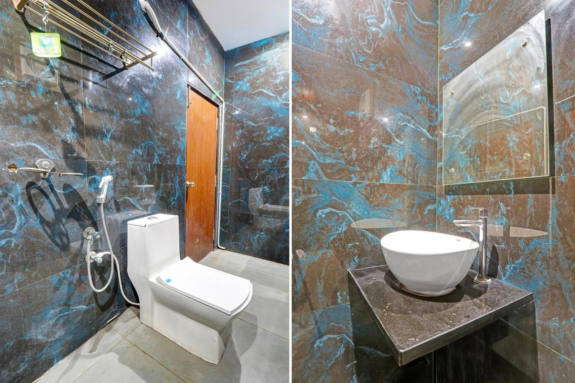 Bathroom in FabHotel Dharani Grand - Nr Mamata Medical College