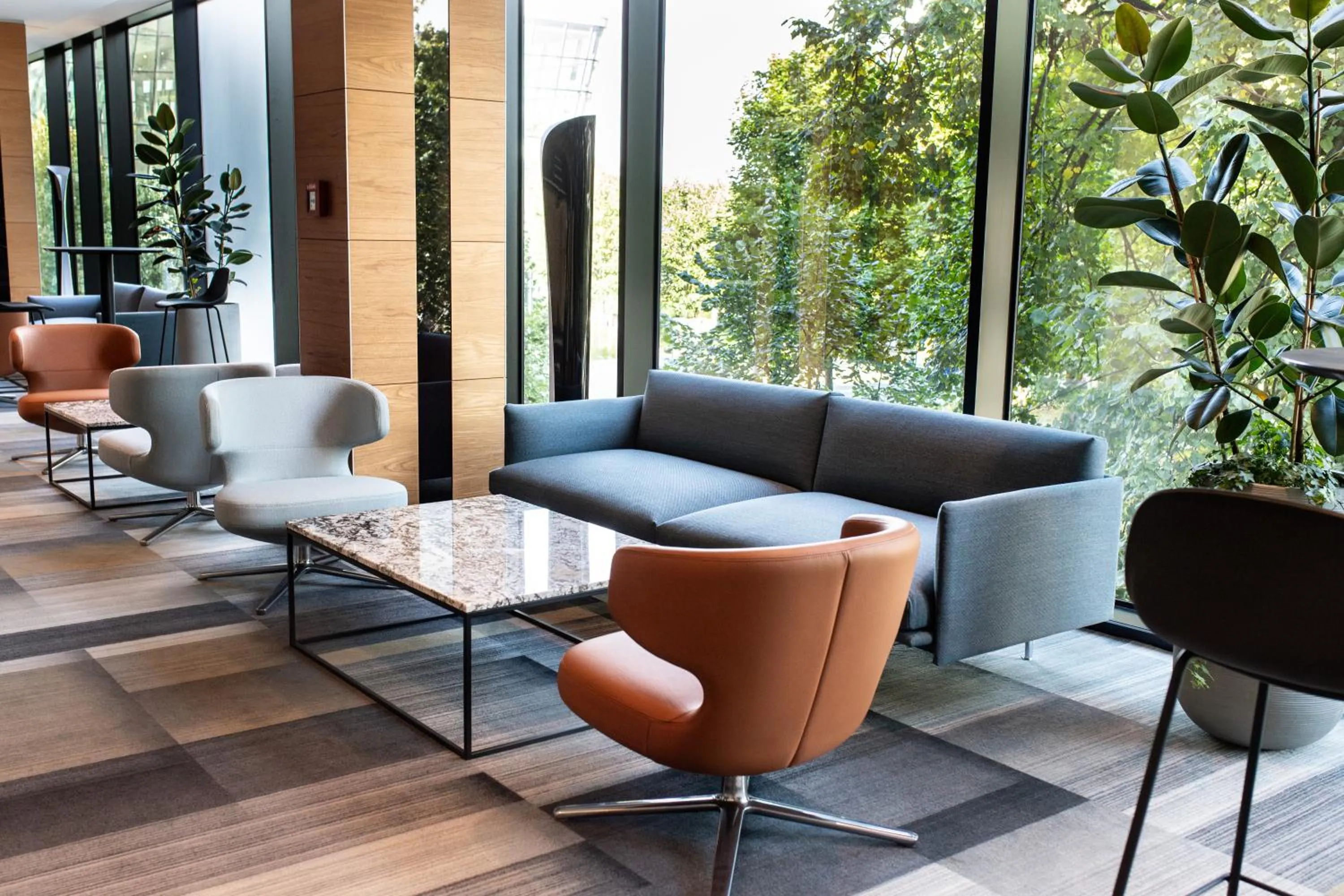 Seating area in Q Hotel Plus Kraków