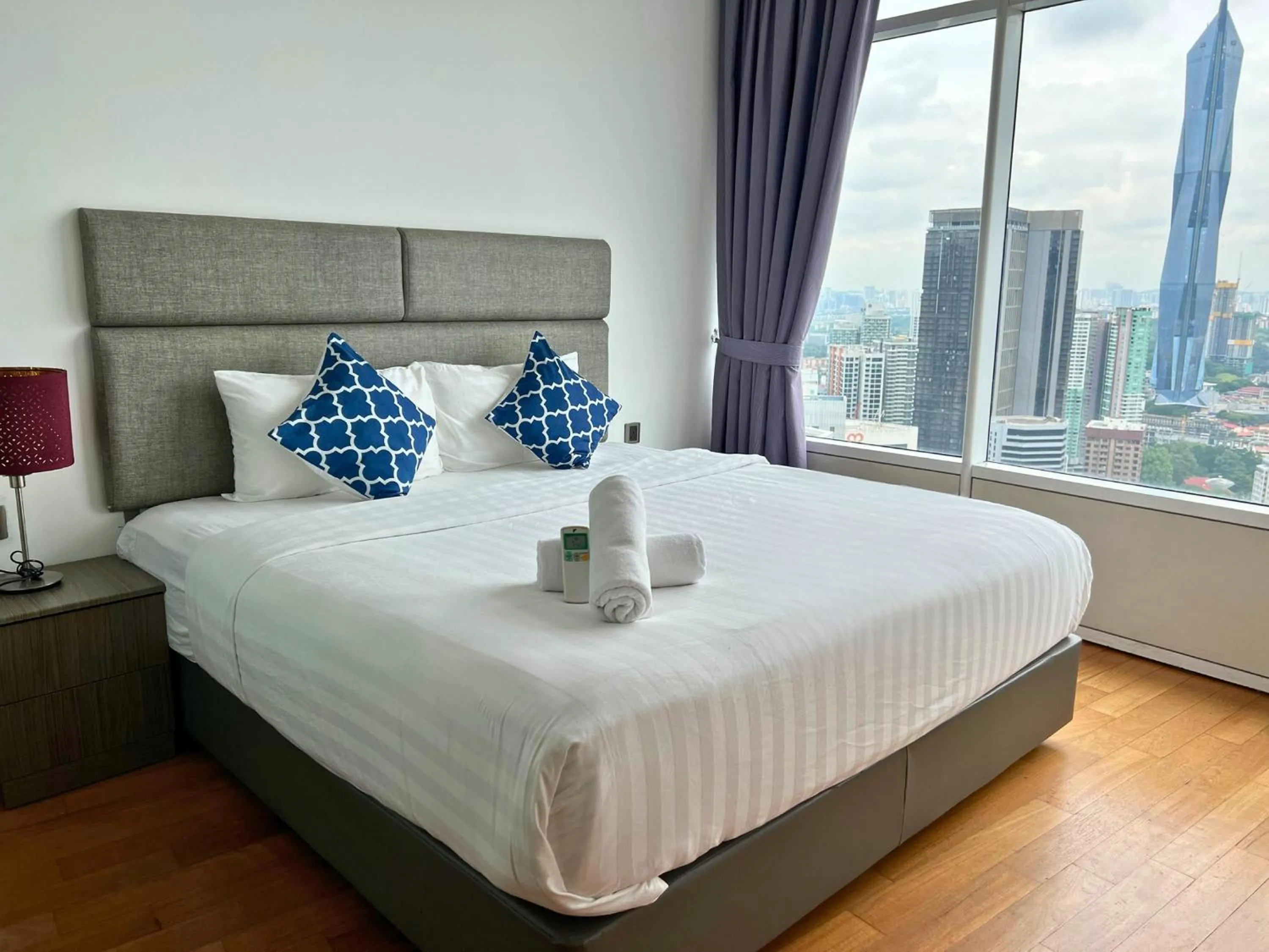 Bed in Vortex Apartments Kuala Lumpur