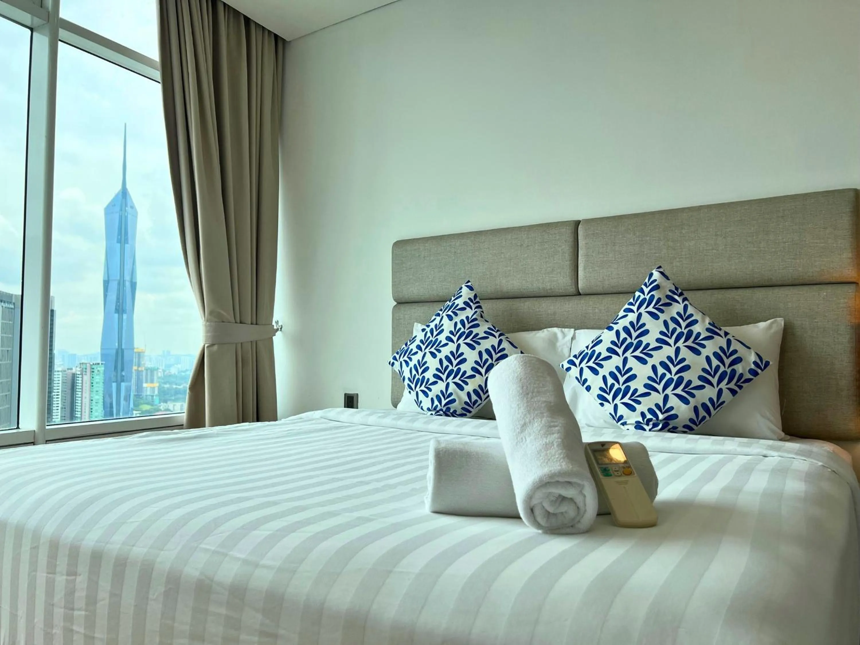 Bed in Vortex Apartments Kuala Lumpur