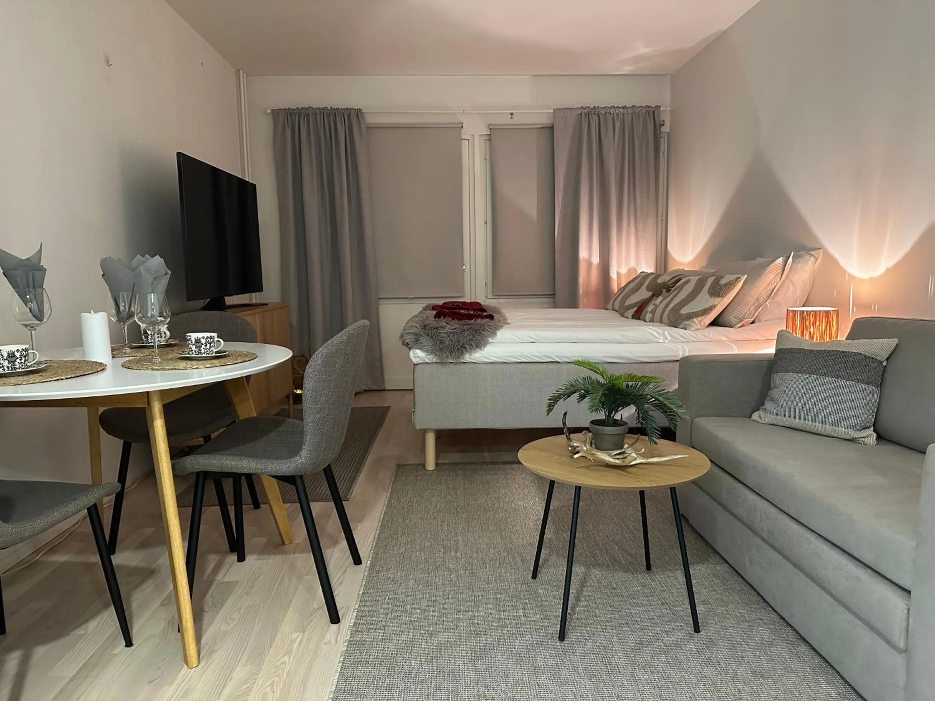 Bed in Santa's Holiday Homes