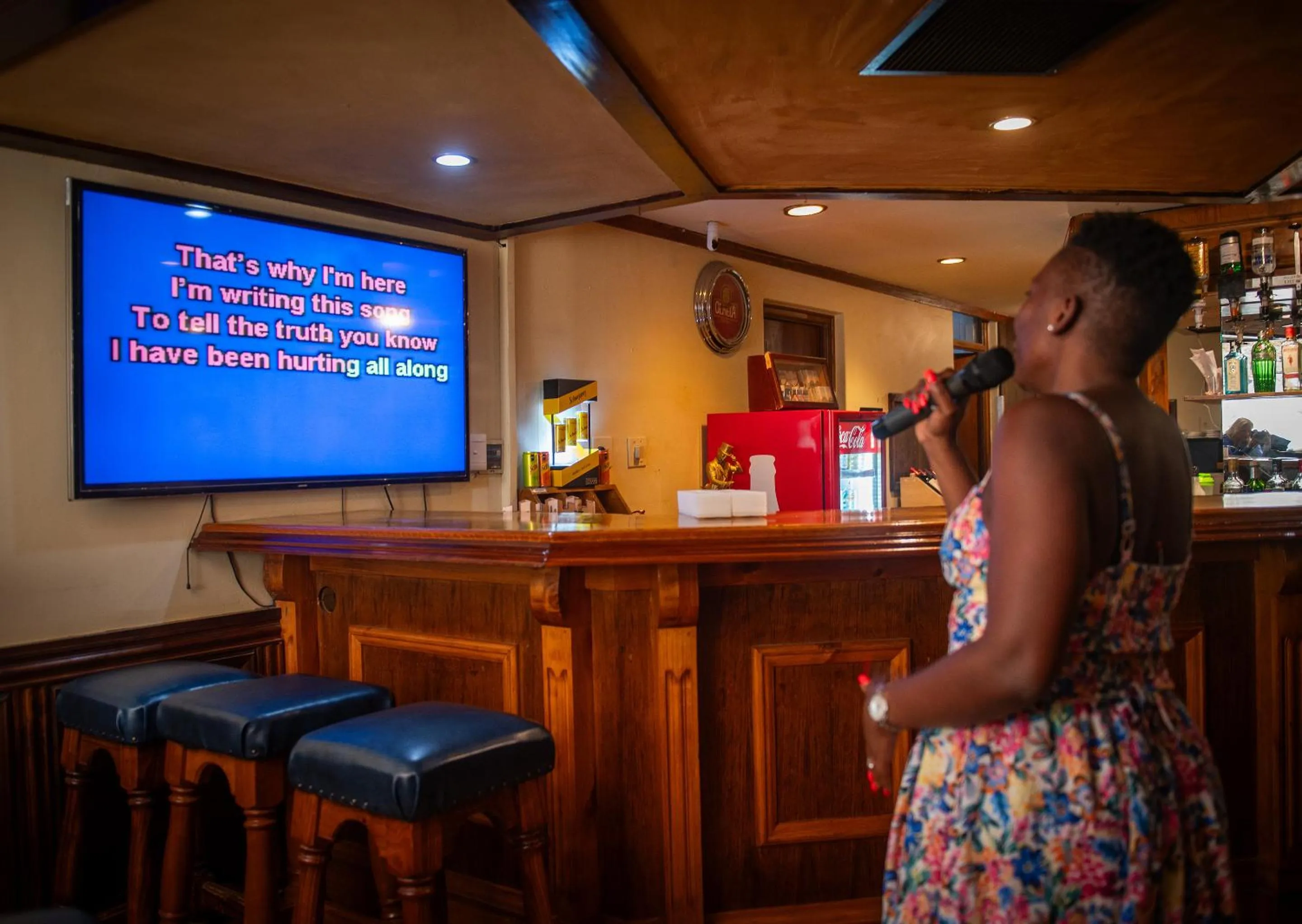 People in Little Switzerland Resort by Dream Resorts