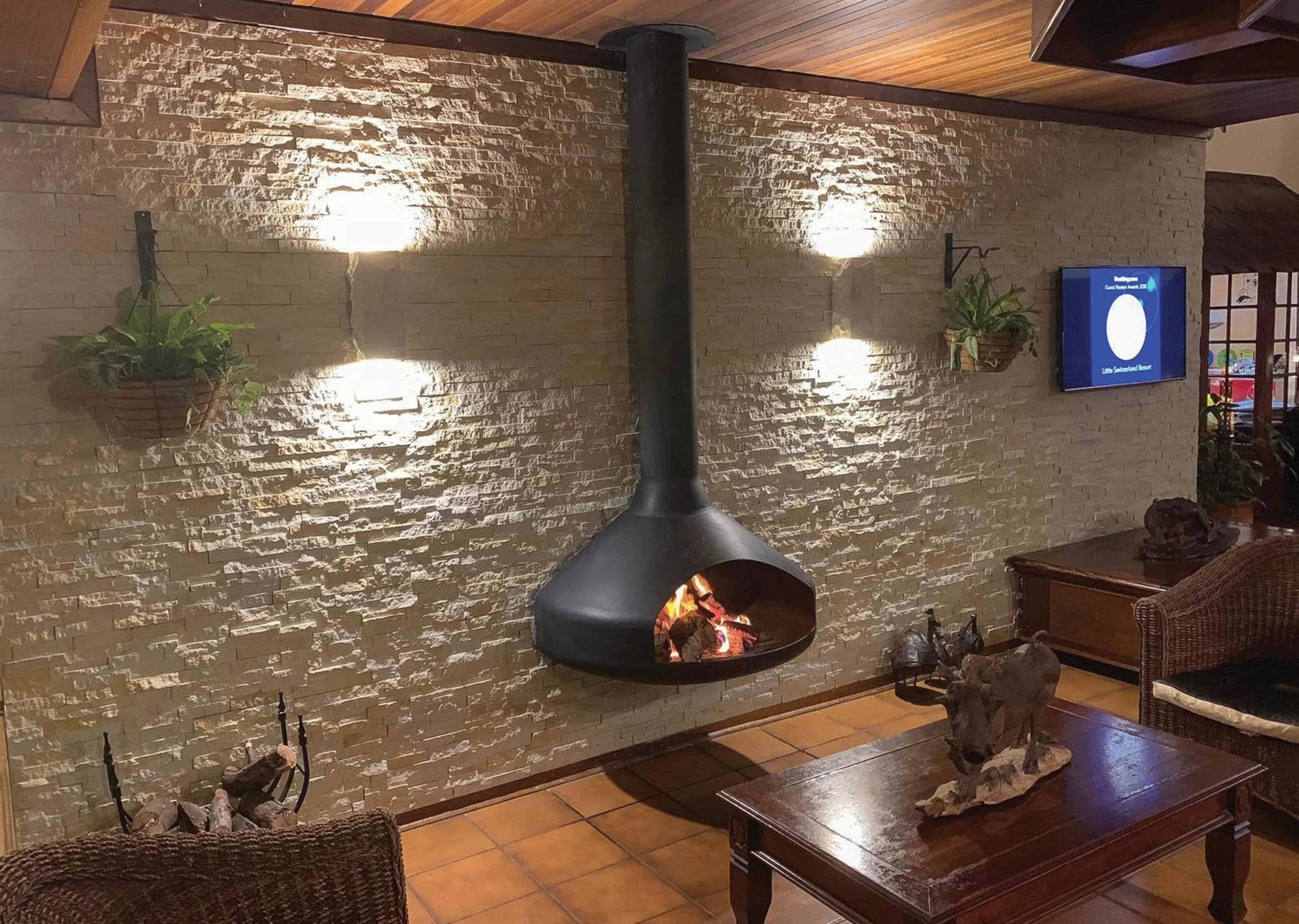 Seating area in Little Switzerland Resort by Dream Resorts