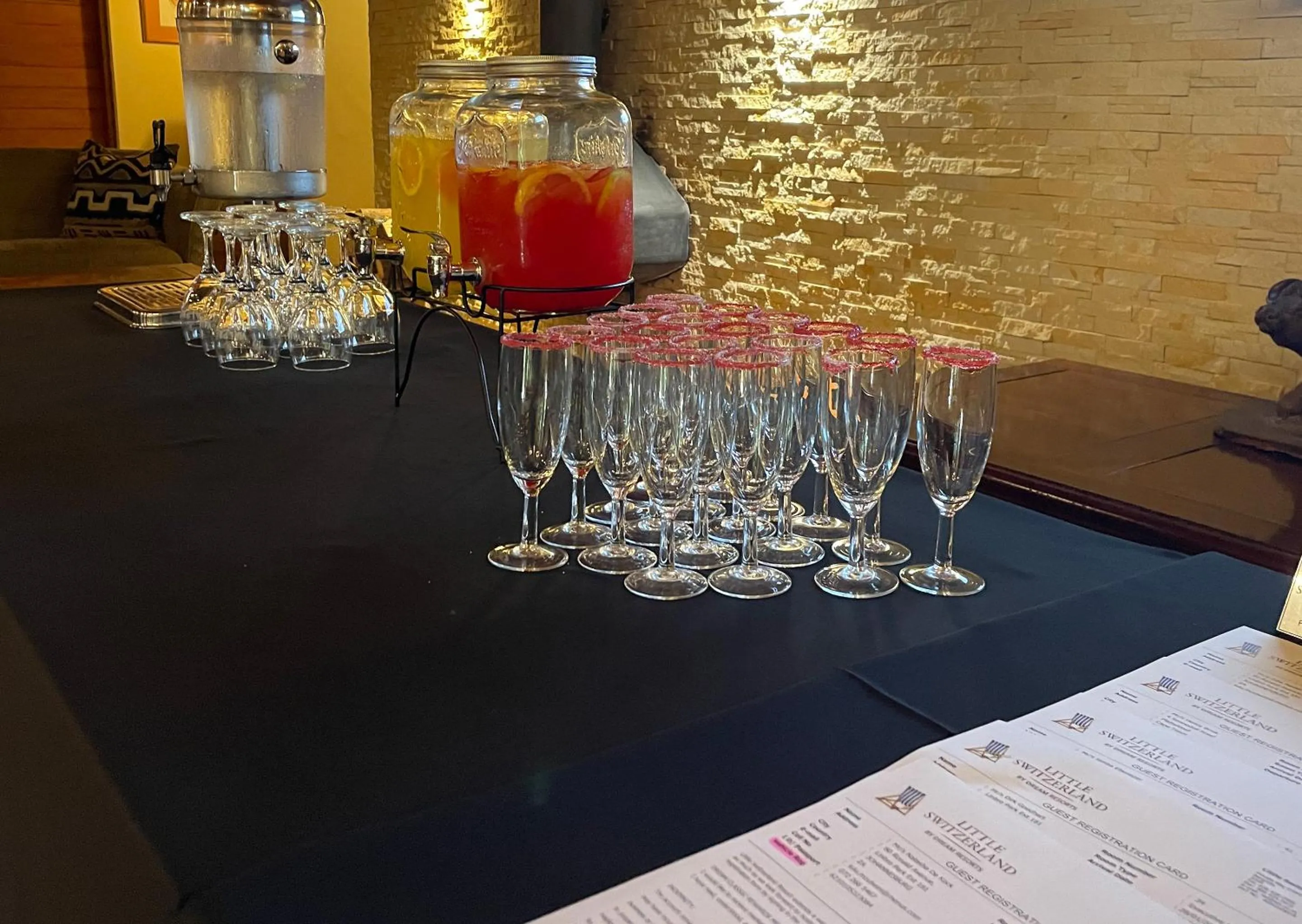 Food and drinks in Little Switzerland Resort by Dream Resorts